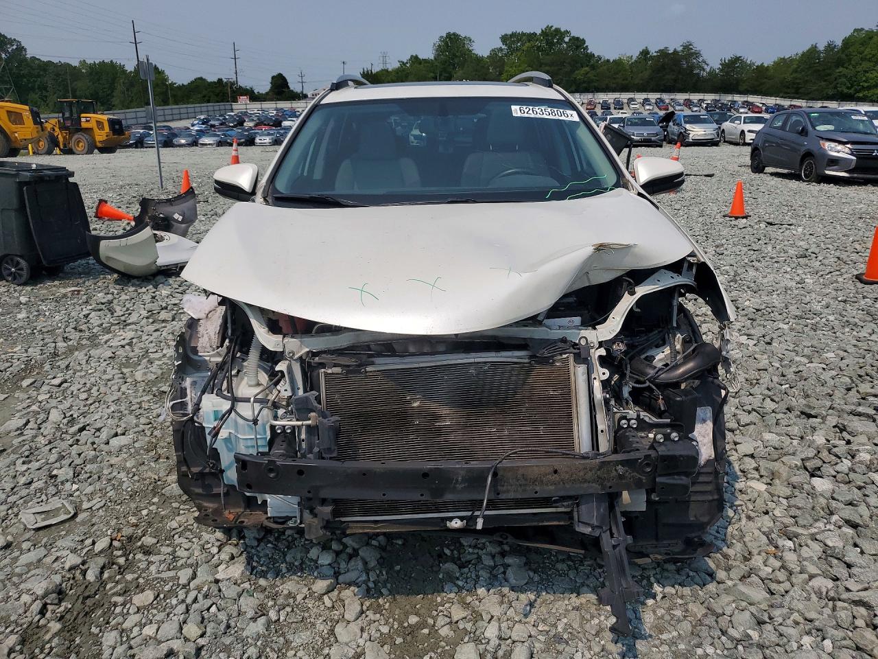 2015 Toyota Rav4 Limited White vin: 2T3DFREV5FW397363