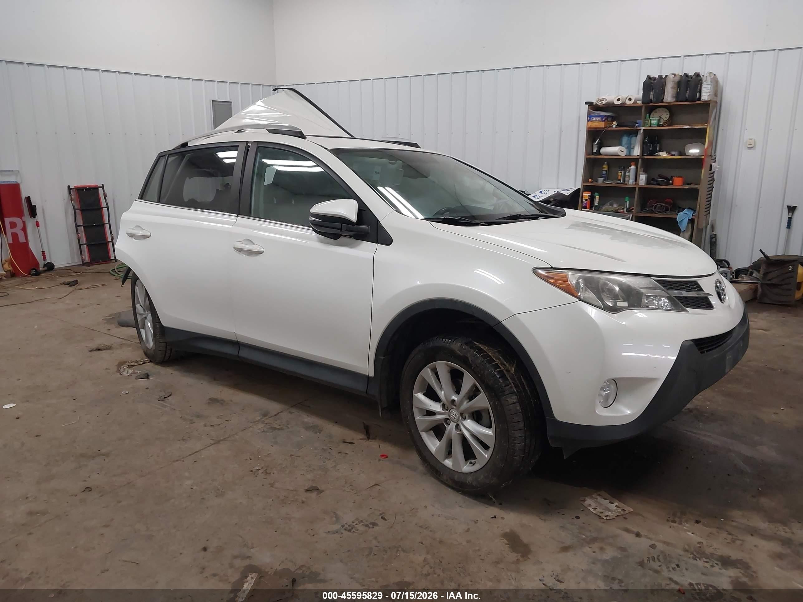 2013 Toyota Rav4 Limited Белый vin: 2T3DFREV6DW007724