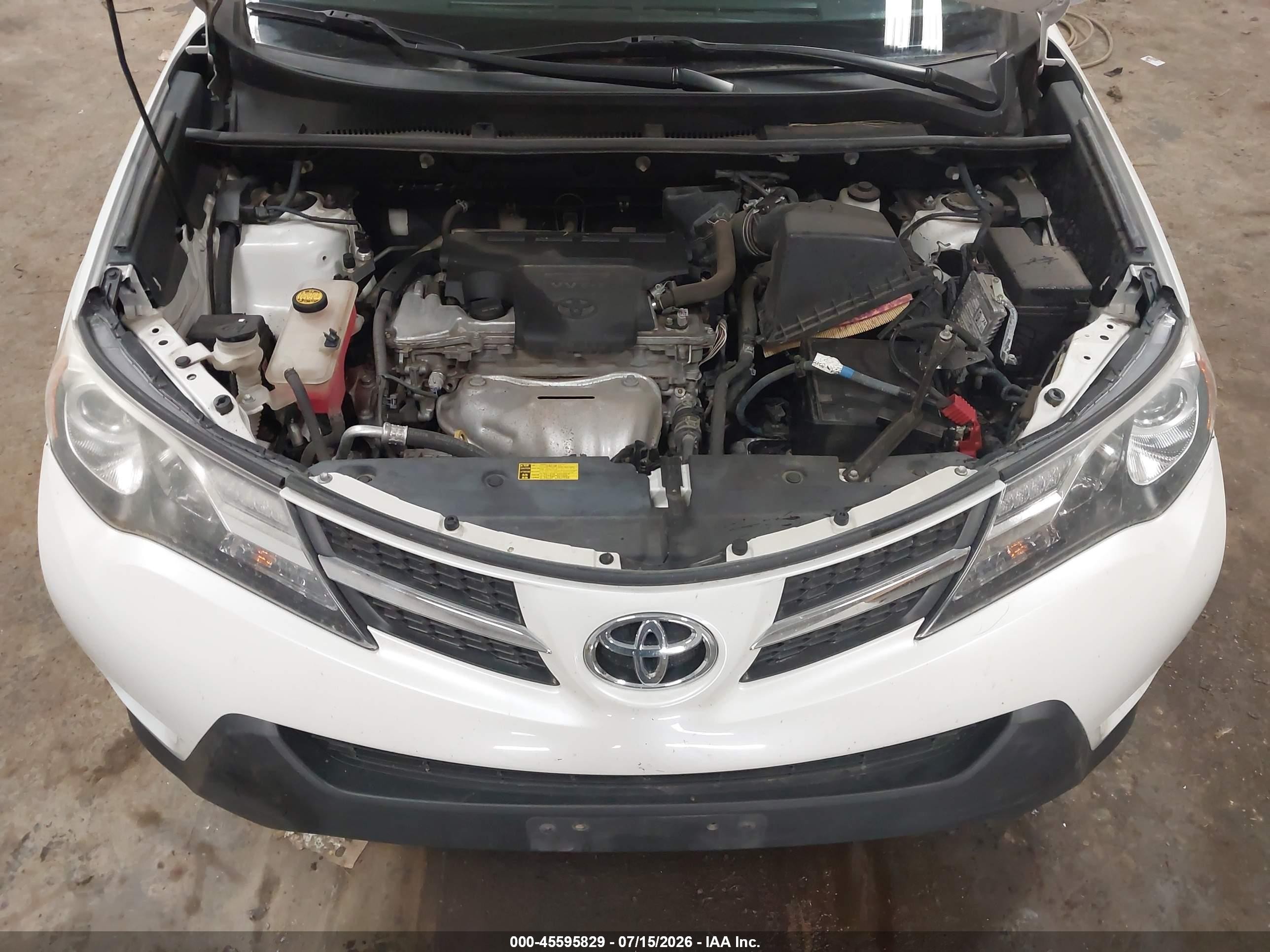 2013 Toyota Rav4 Limited White vin: 2T3DFREV6DW007724