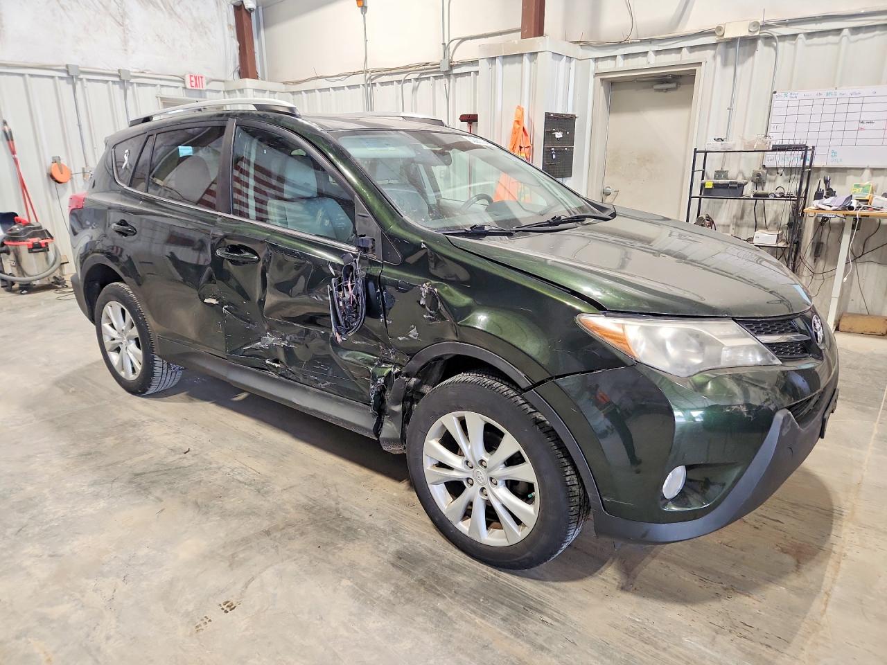 2013 Toyota Rav4 Limited Зеленый vin: 2T3DFREV6DW012549