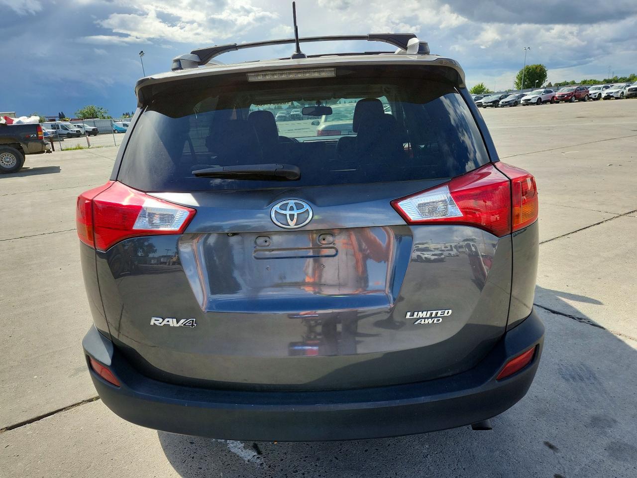 2013 Toyota Rav4 Limited Gray vin: 2T3DFREV6DW053506