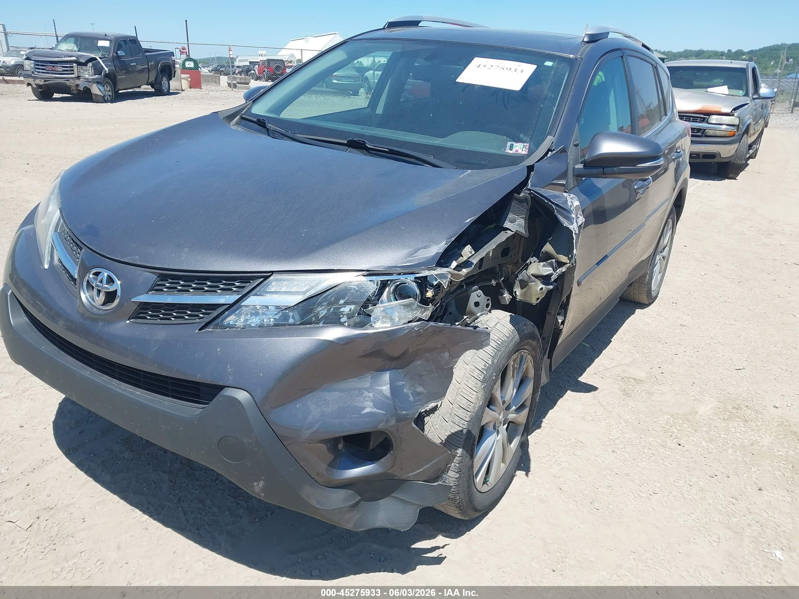 2013 Toyota Rav4 Limited Gray vin: 2T3DFREV6DW068930