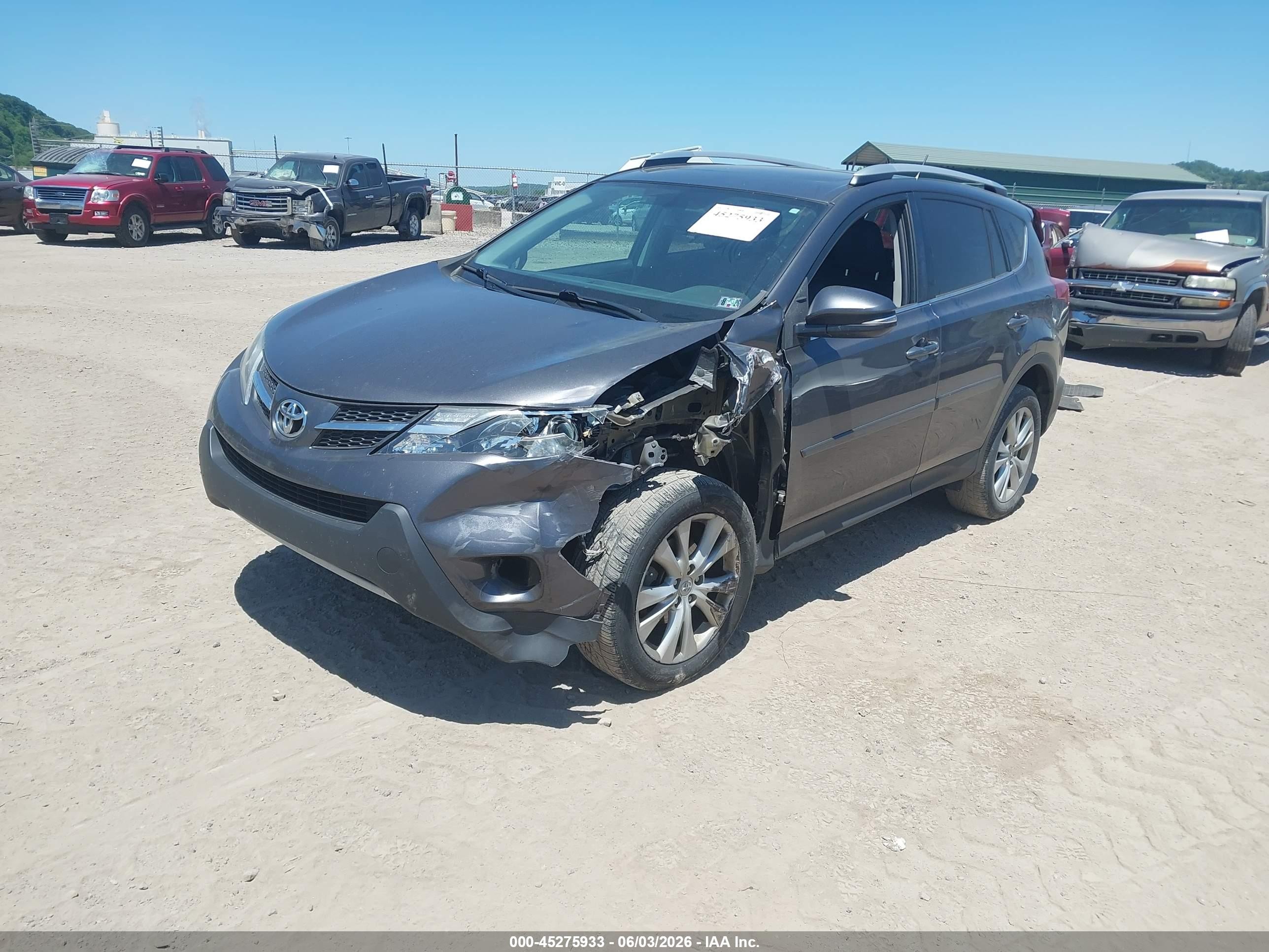 2013 Toyota Rav4 Limited Gray vin: 2T3DFREV6DW068930