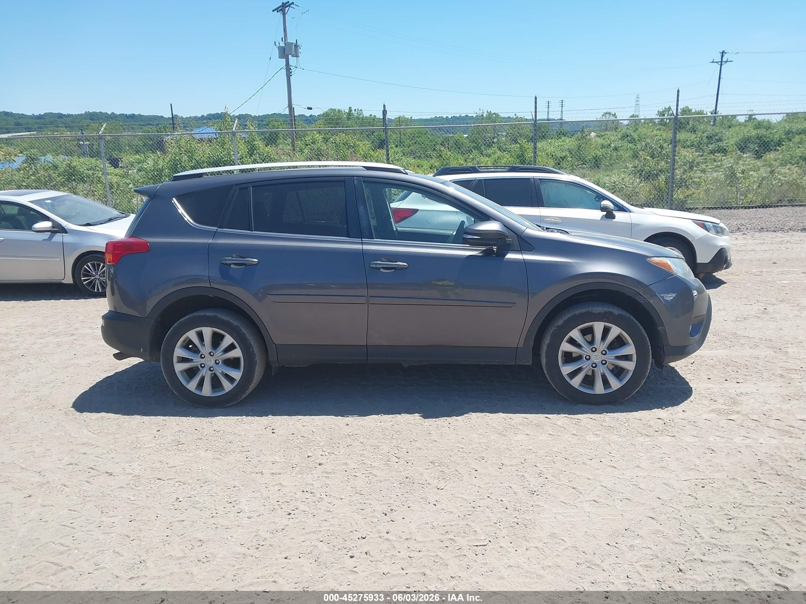 2013 Toyota Rav4 Limited Gray vin: 2T3DFREV6DW068930