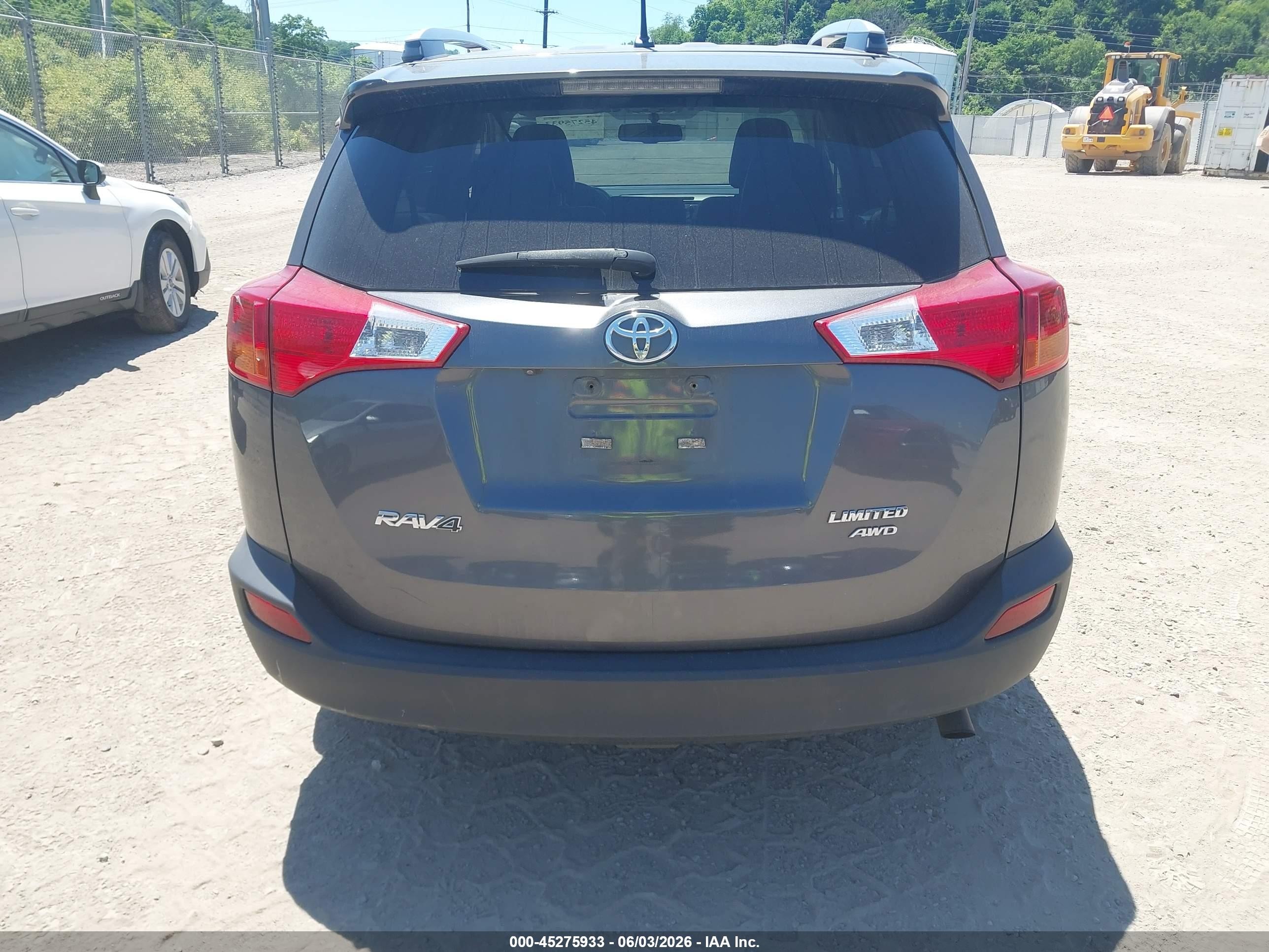2013 Toyota Rav4 Limited Gray vin: 2T3DFREV6DW068930