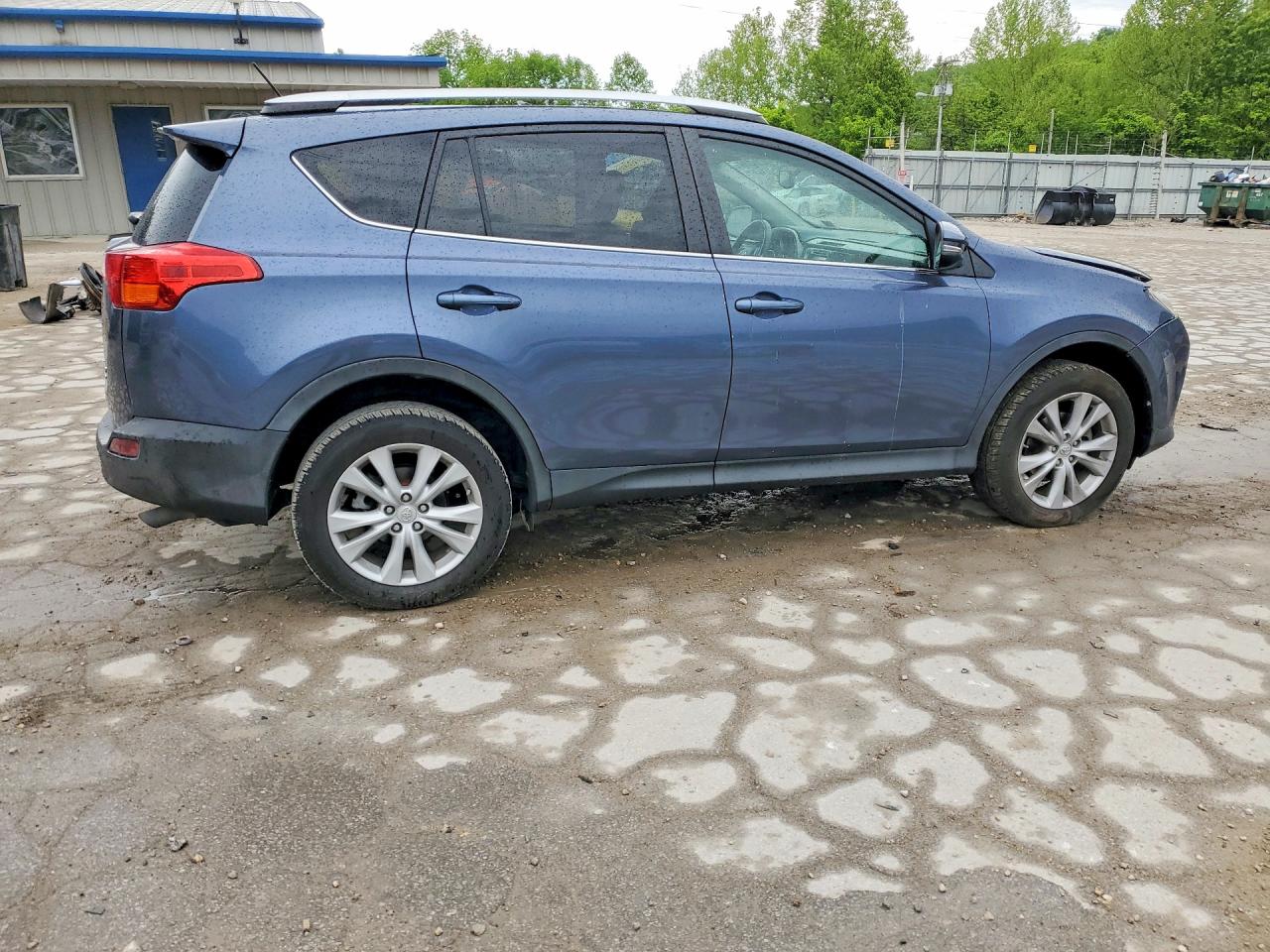 2013 Toyota Rav4 Limited Blue vin: 2T3DFREV6DW086733