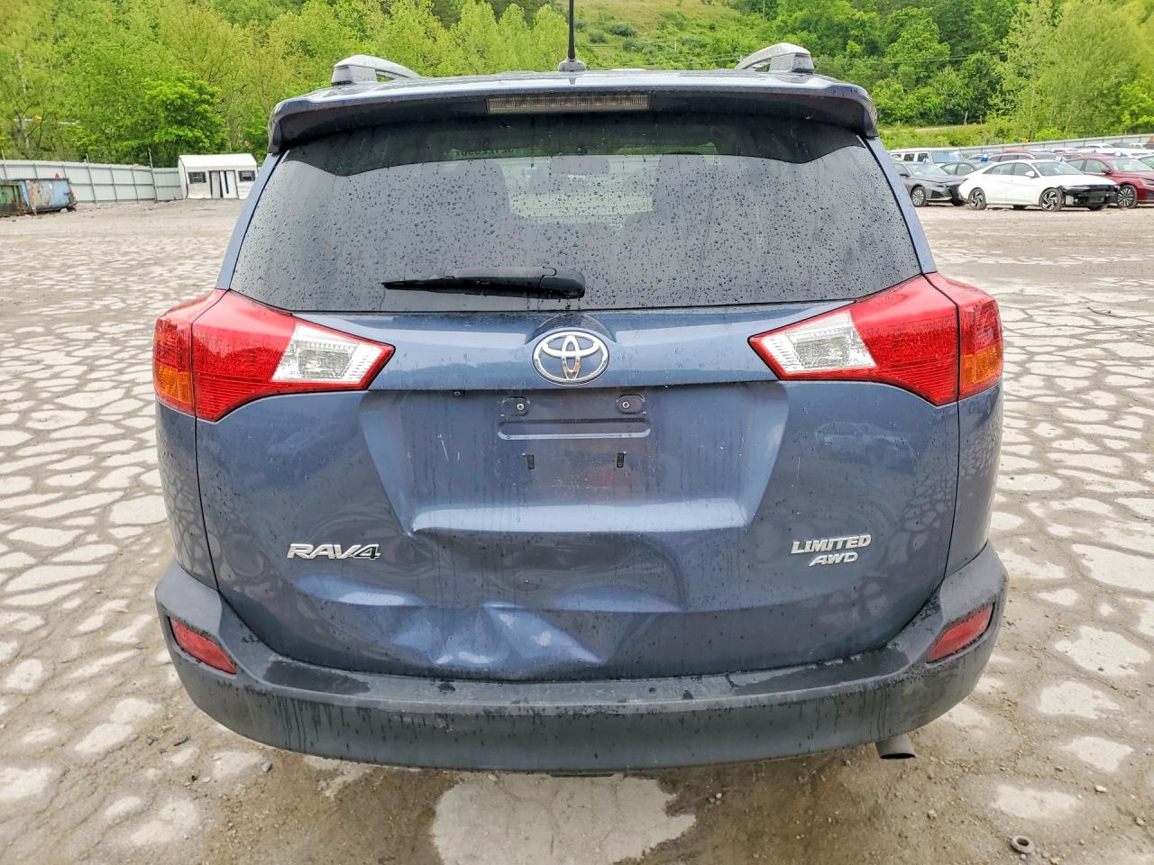 2013 Toyota Rav4 Limited Blue vin: 2T3DFREV6DW086733