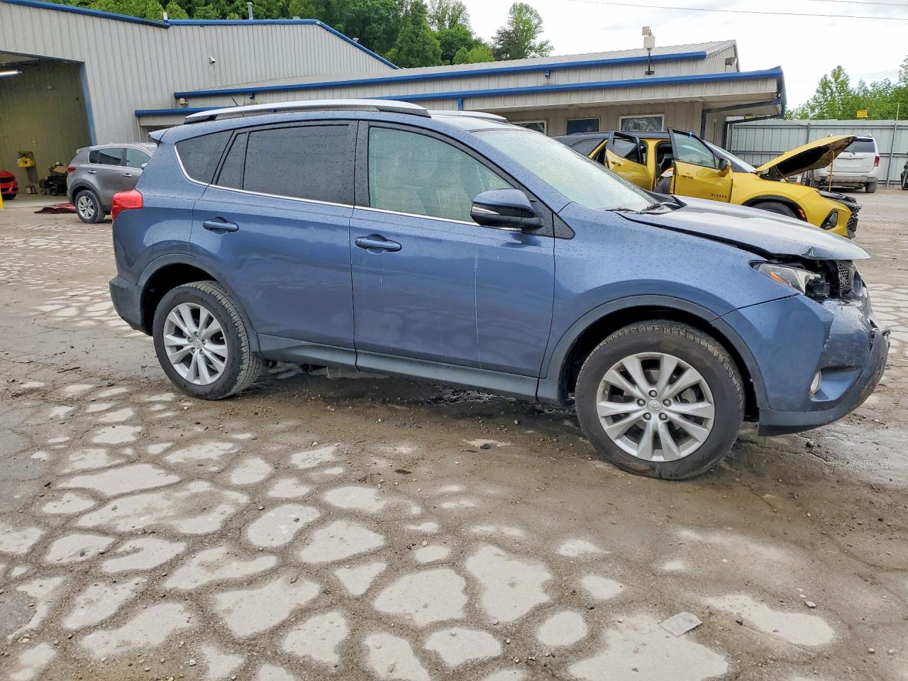 2013 Toyota Rav4 Limited Blue vin: 2T3DFREV6DW086733