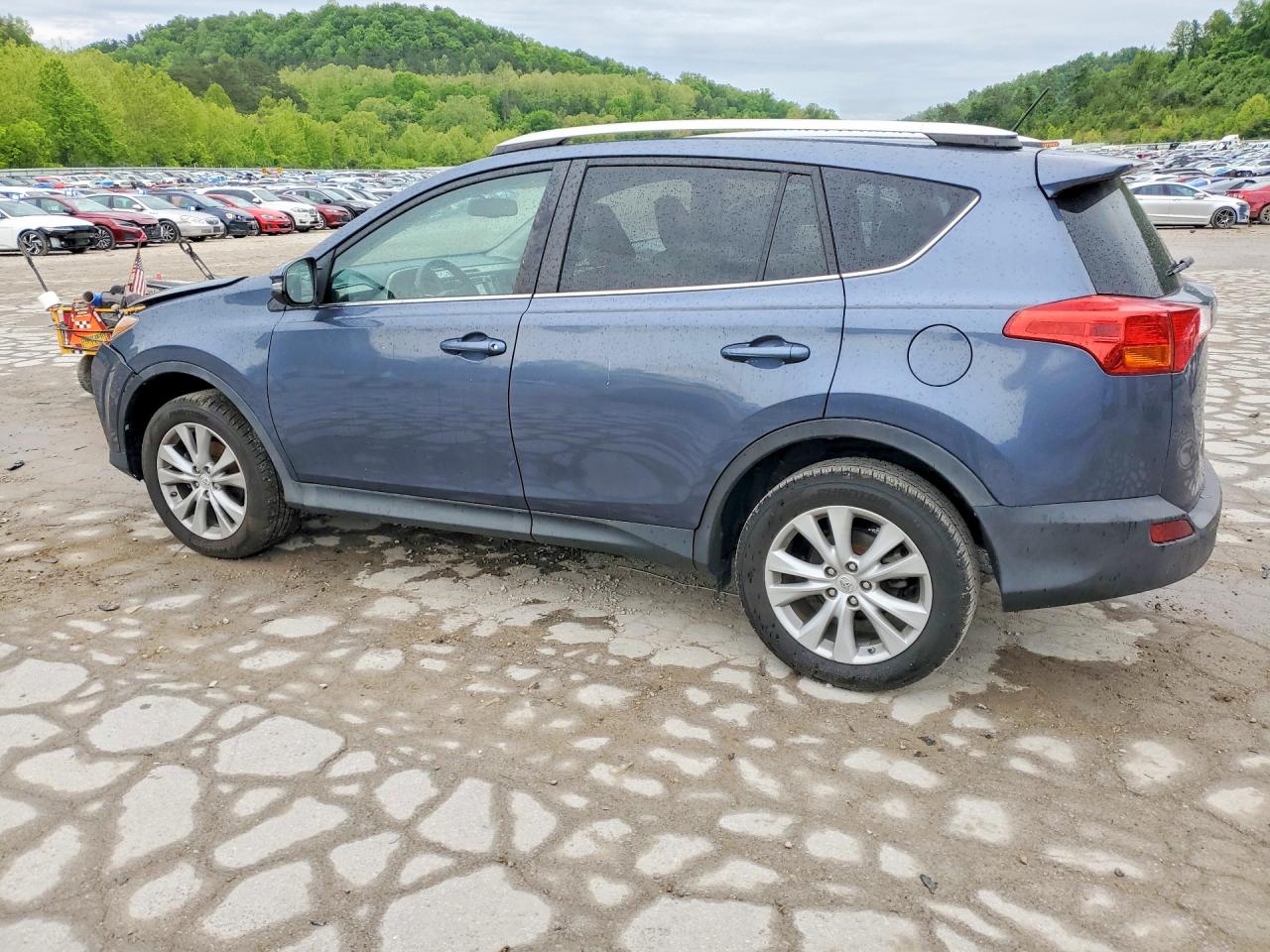 2013 Toyota Rav4 Limited Blue vin: 2T3DFREV6DW086733