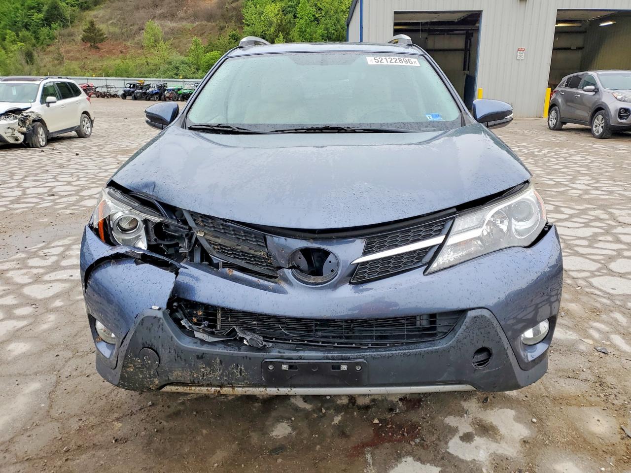 2013 Toyota Rav4 Limited Blue vin: 2T3DFREV6DW086733