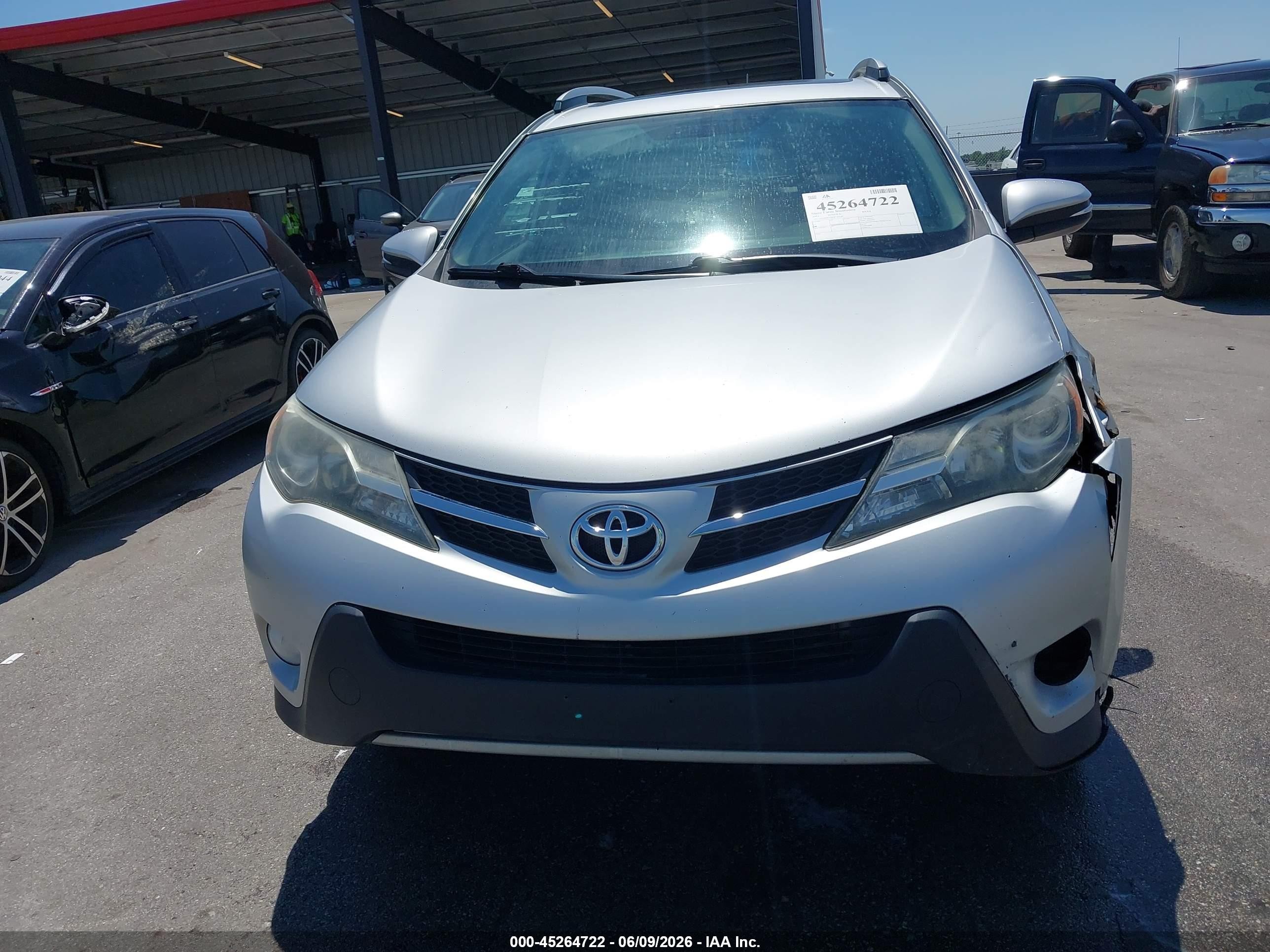 2013 Toyota Rav4 Limited Silver vin: 2T3DFREV6DW104180