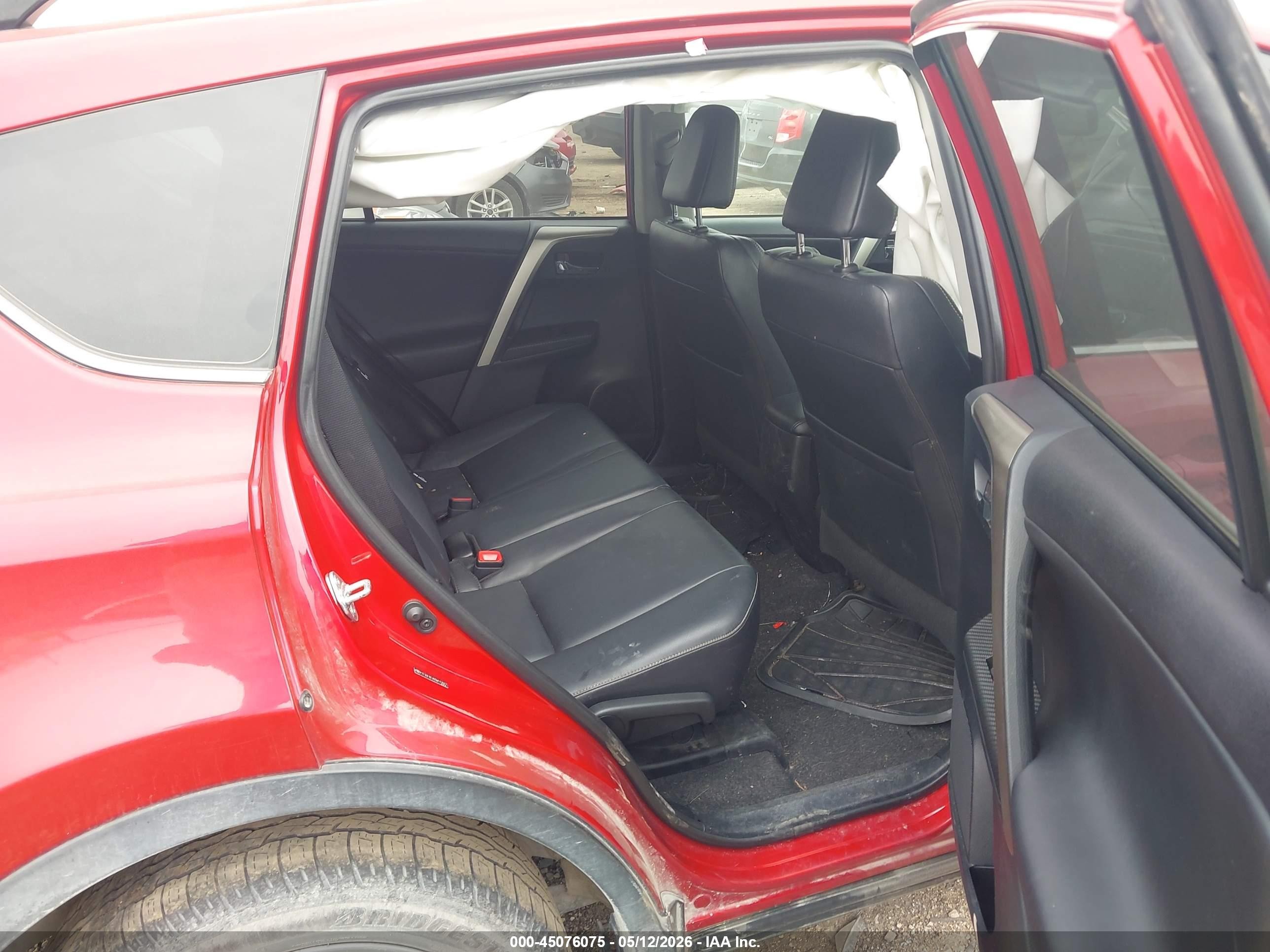 2013 Toyota Rav4 Limited Red vin: 2T3DFREV6DW113977