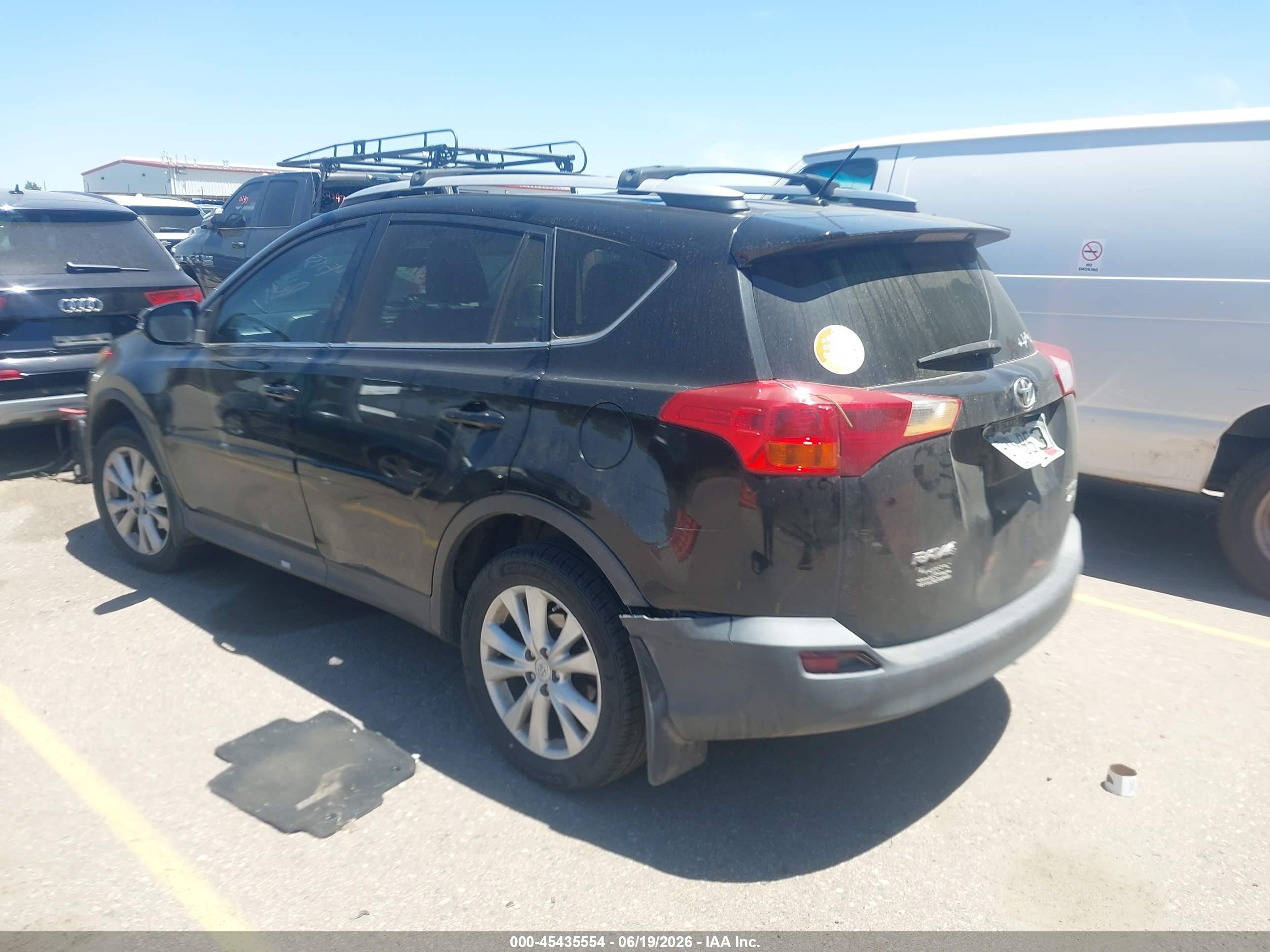 2013 Toyota Rav4 Limited Black vin: 2T3DFREV6DW114806