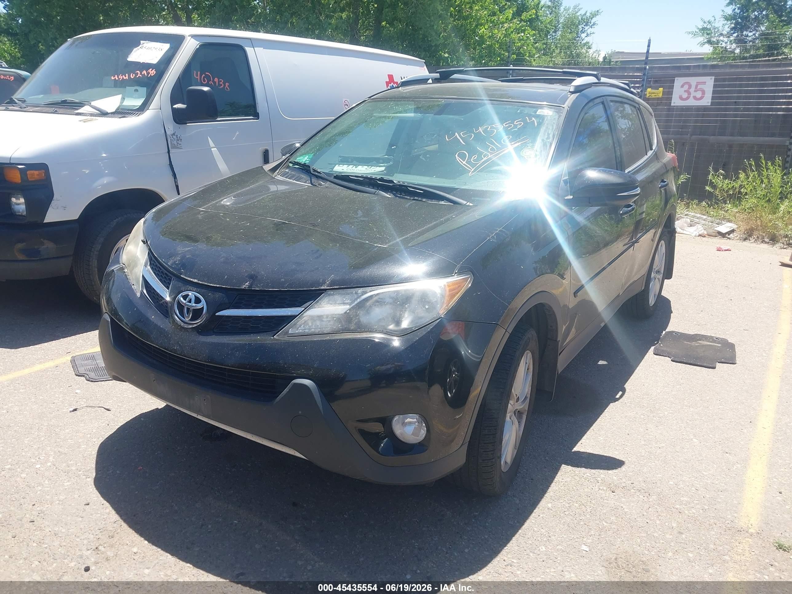 2013 Toyota Rav4 Limited Black vin: 2T3DFREV6DW114806