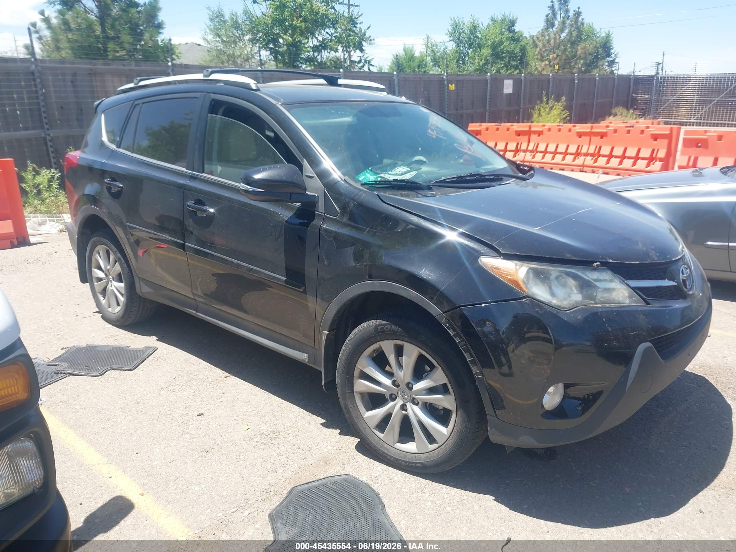 2013 Toyota Rav4 Limited Black vin: 2T3DFREV6DW114806