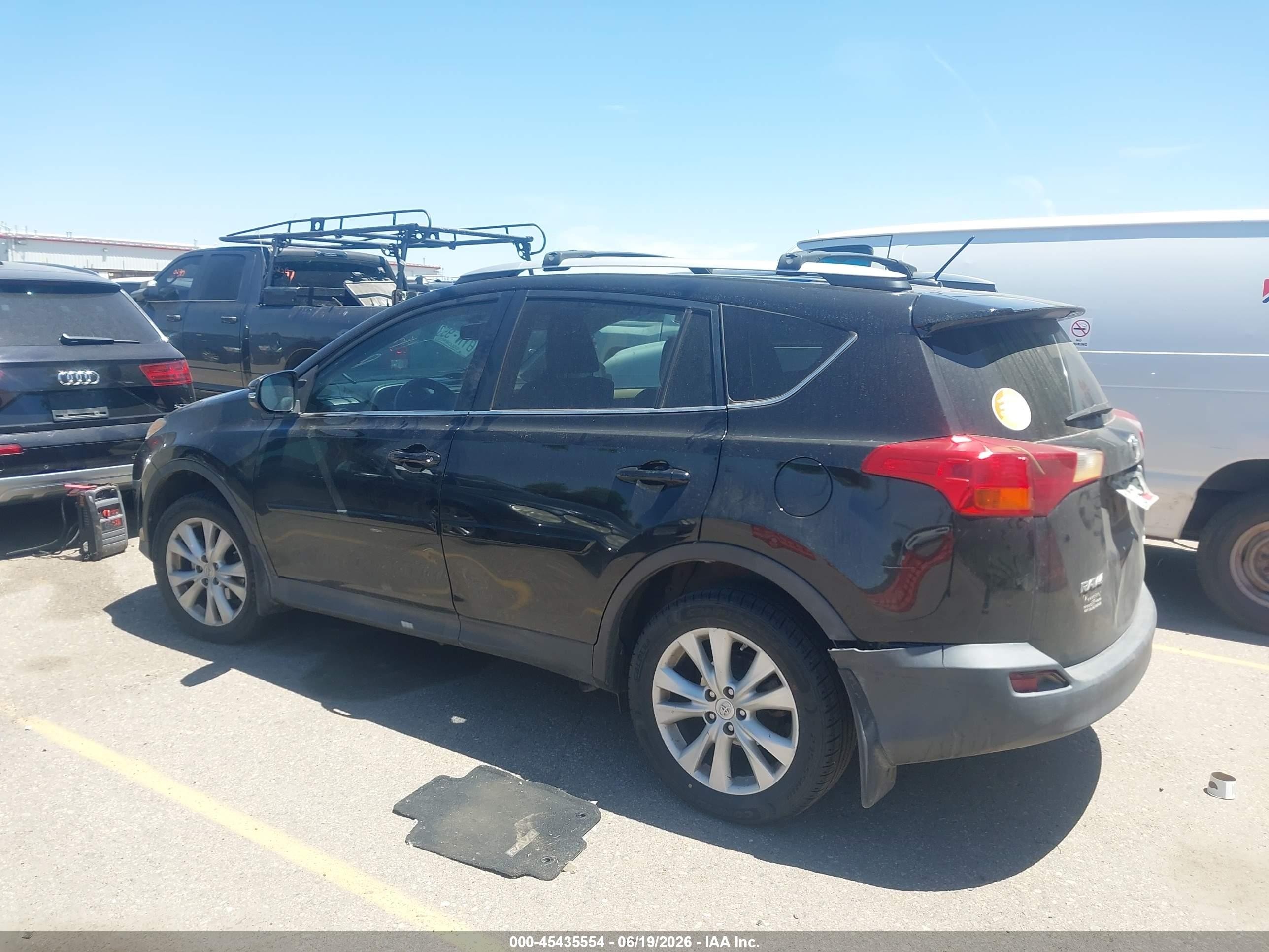 2013 Toyota Rav4 Limited Black vin: 2T3DFREV6DW114806