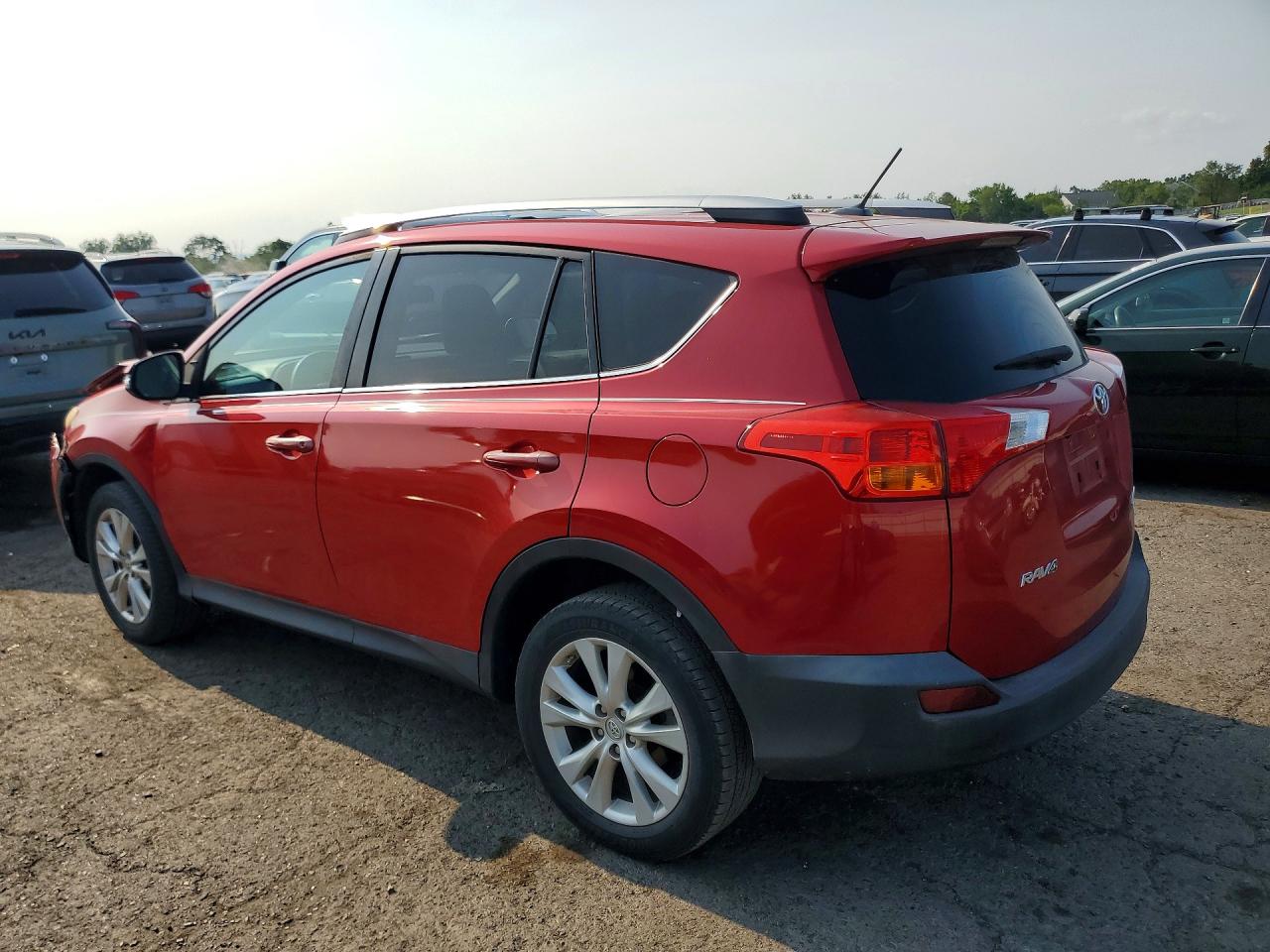 2014 Toyota Rav4 Limited Red vin: 2T3DFREV6EW127394