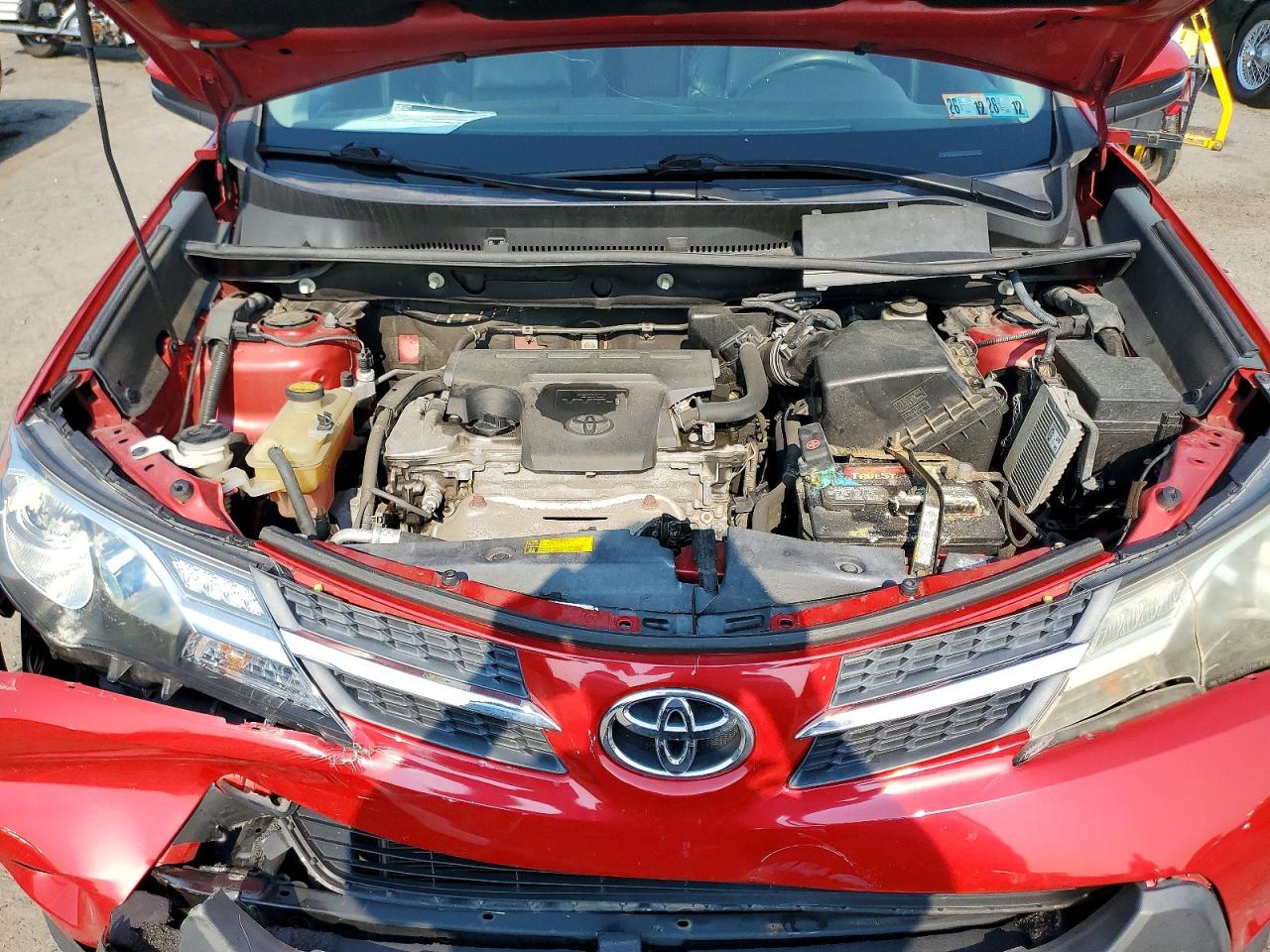 2014 Toyota Rav4 Limited Red vin: 2T3DFREV6EW127394