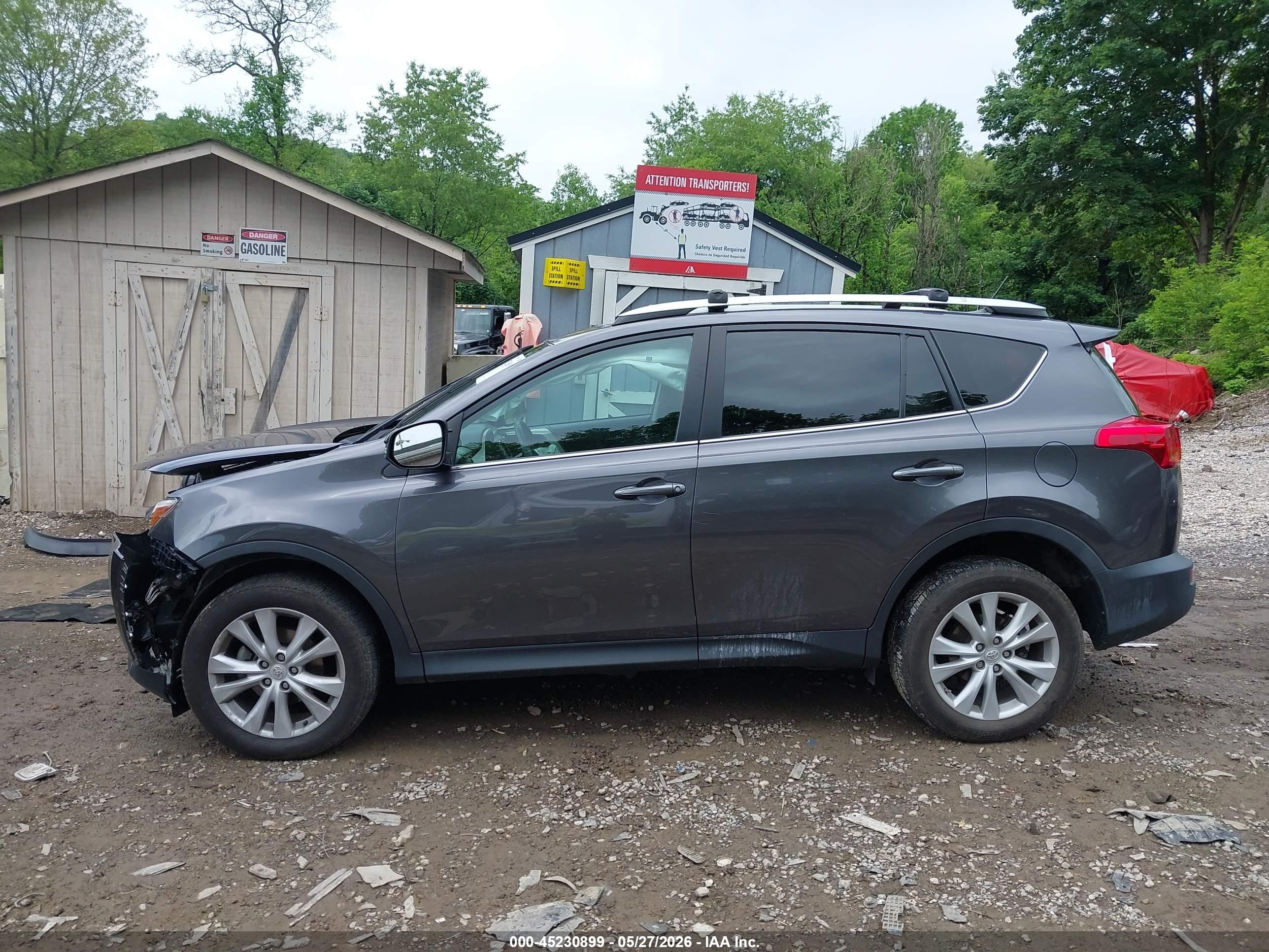 2014 Toyota Rav4 Limited Gray vin: 2T3DFREV6EW131042