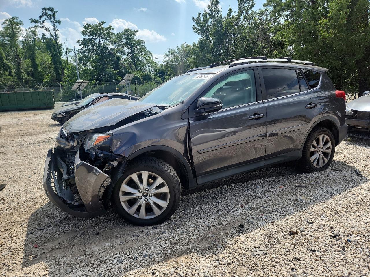 2014 Toyota Rav4 Limited Gray vin: 2T3DFREV6EW155437