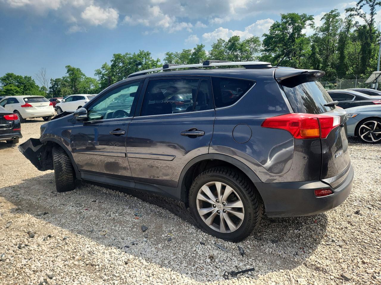 2014 Toyota Rav4 Limited Gray vin: 2T3DFREV6EW155437