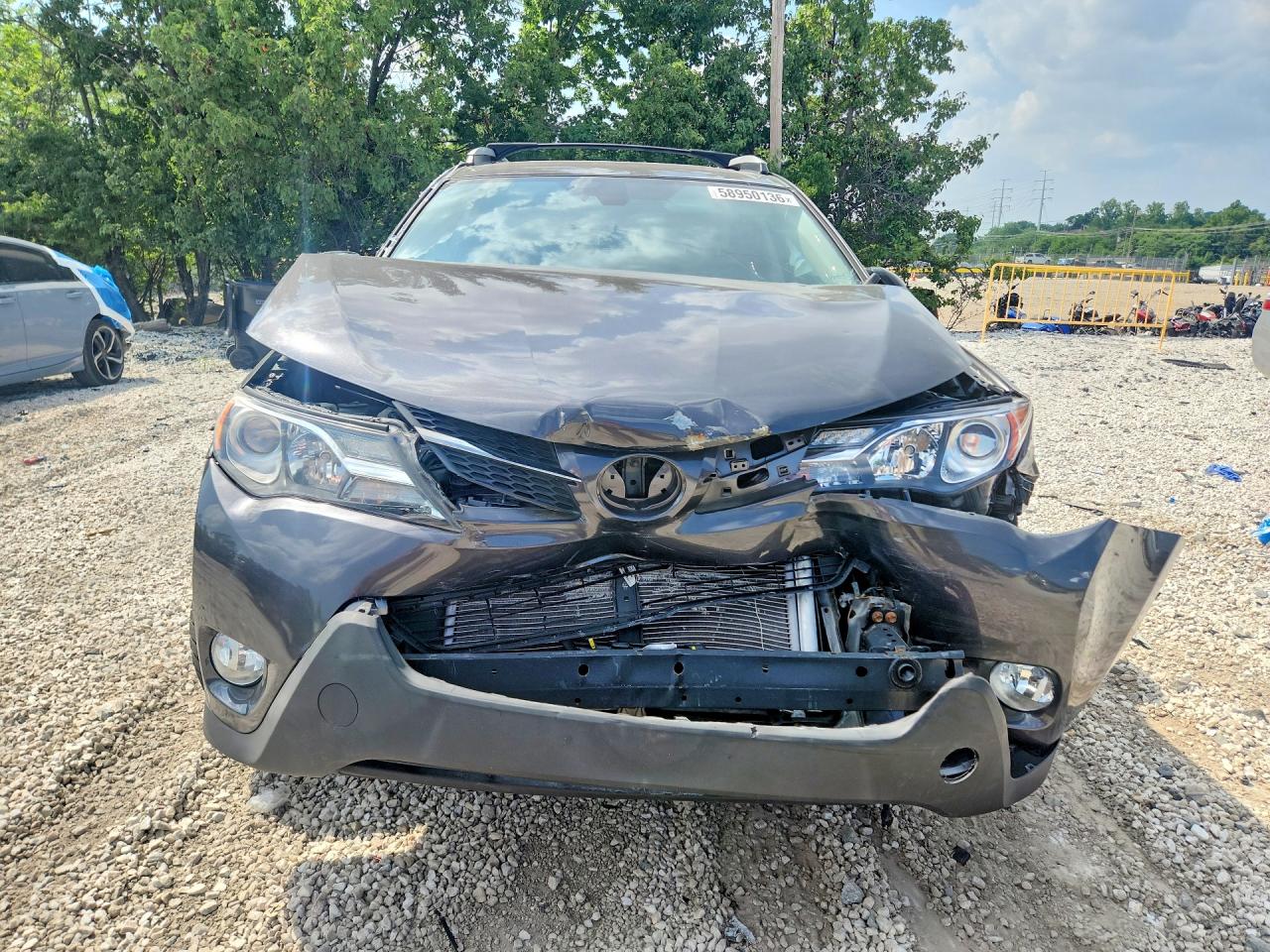 2014 Toyota Rav4 Limited Gray vin: 2T3DFREV6EW155437
