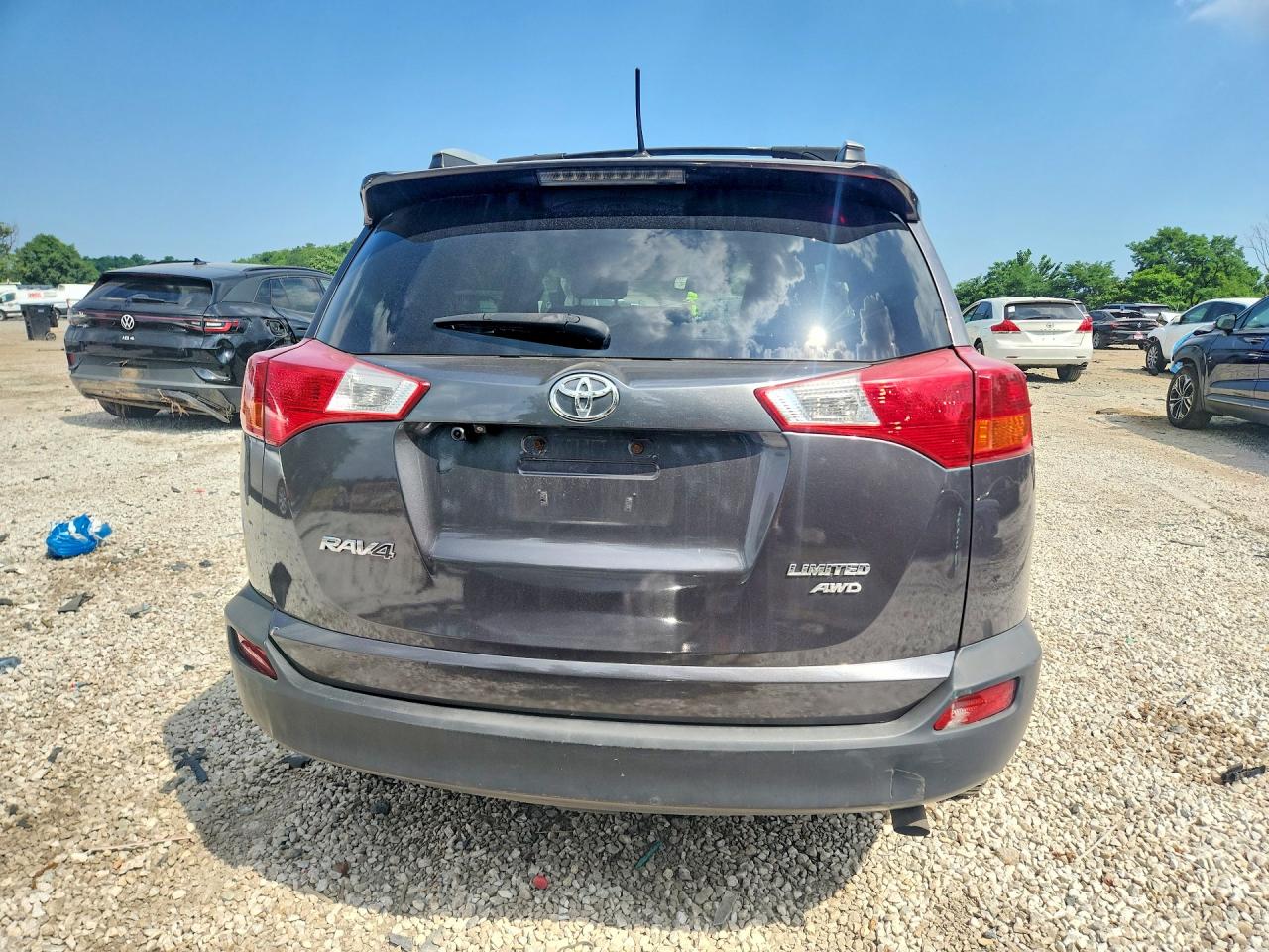 2014 Toyota Rav4 Limited Gray vin: 2T3DFREV6EW155437