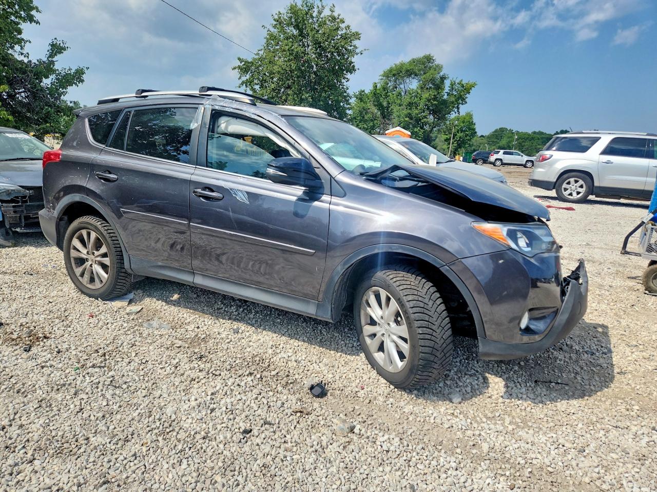2014 Toyota Rav4 Limited Gray vin: 2T3DFREV6EW155437