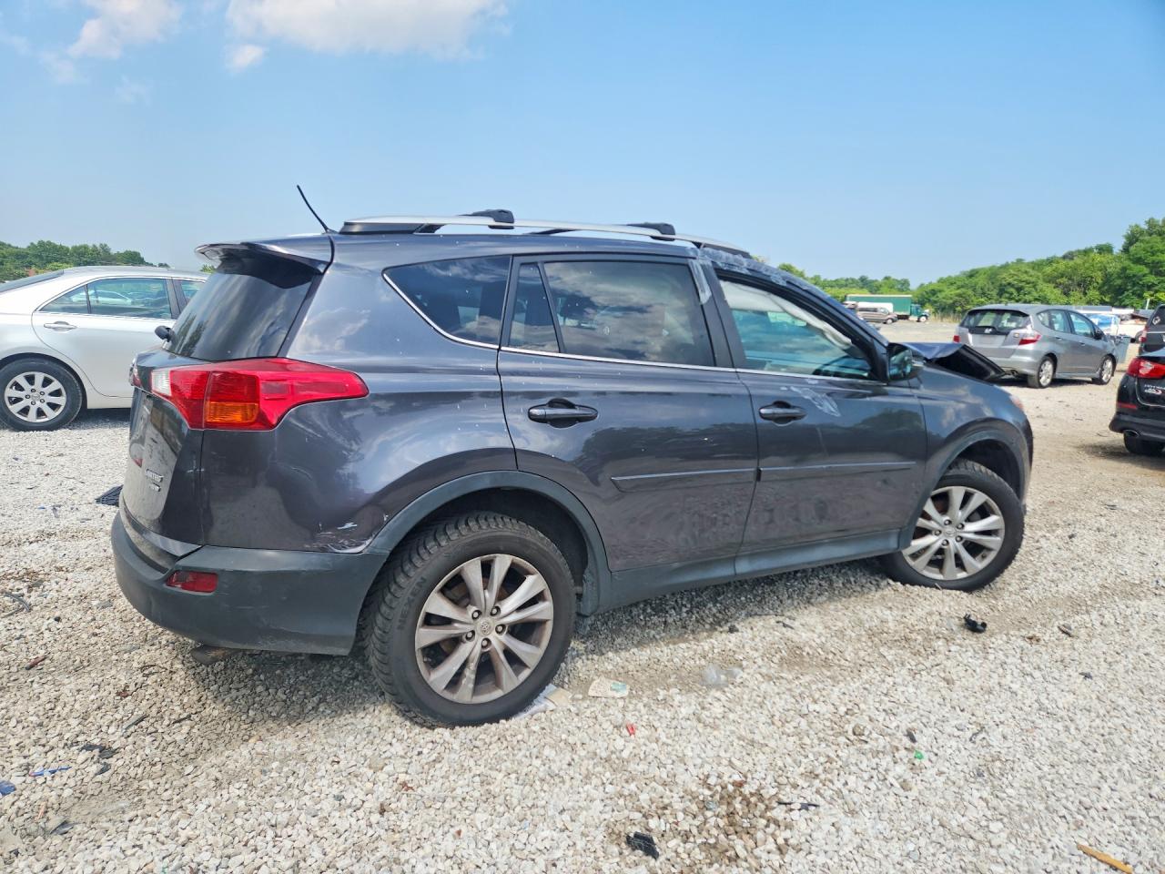 2014 Toyota Rav4 Limited Gray vin: 2T3DFREV6EW155437
