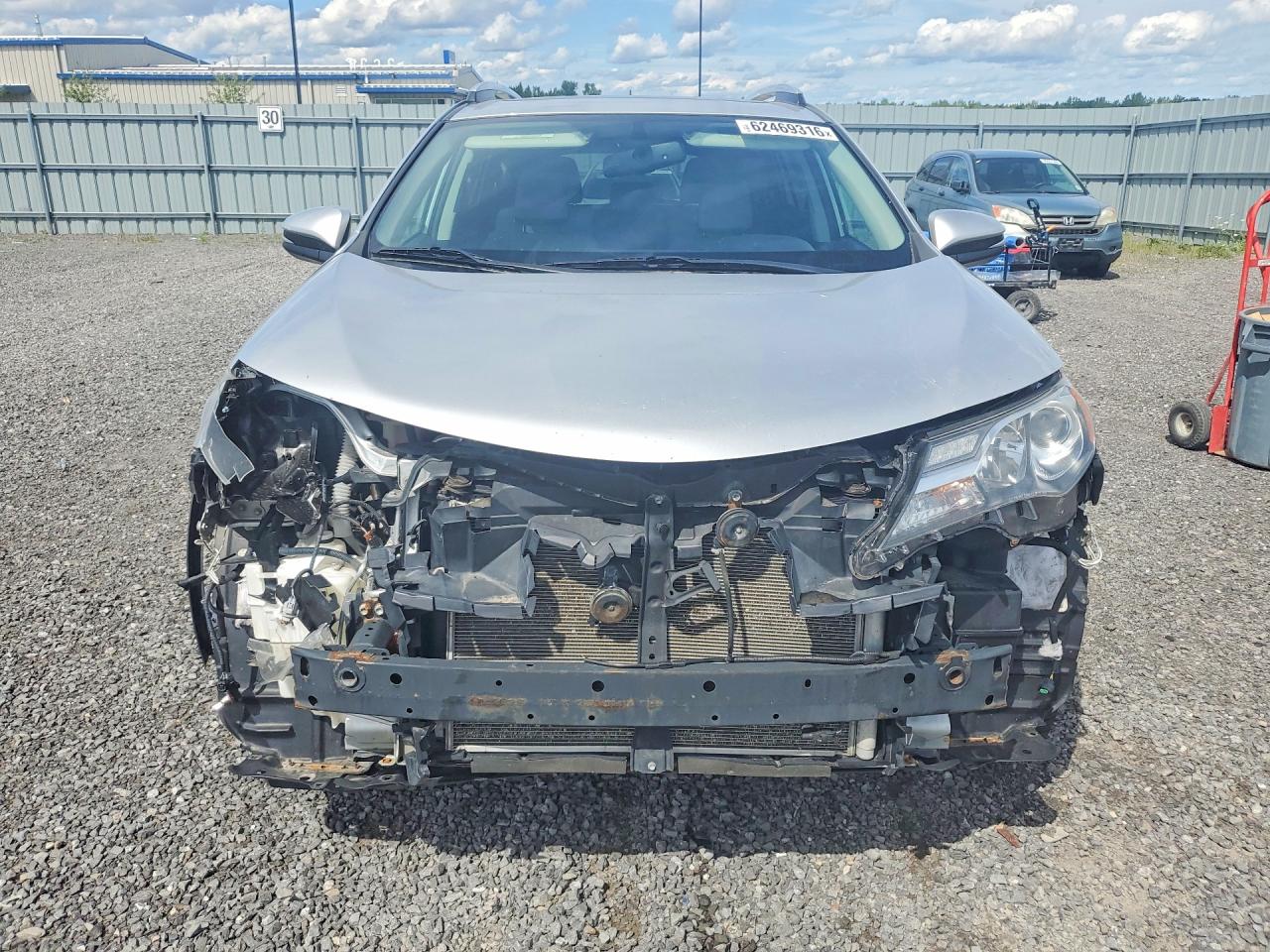 2014 Toyota Rav4 Limited Silver vin: 2T3DFREV6EW163456