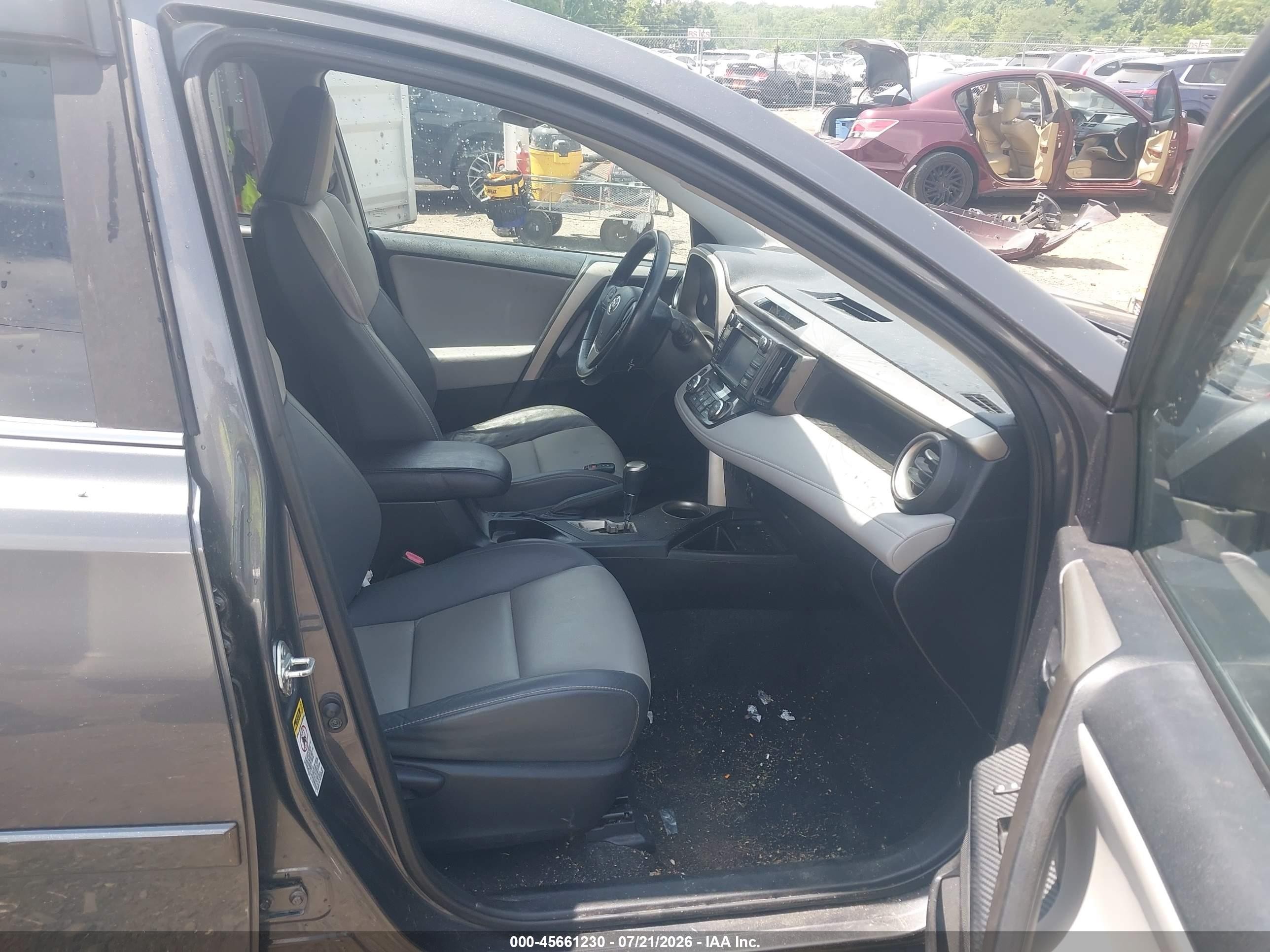 2014 Toyota Rav4 Limited Gray vin: 2T3DFREV6EW172576