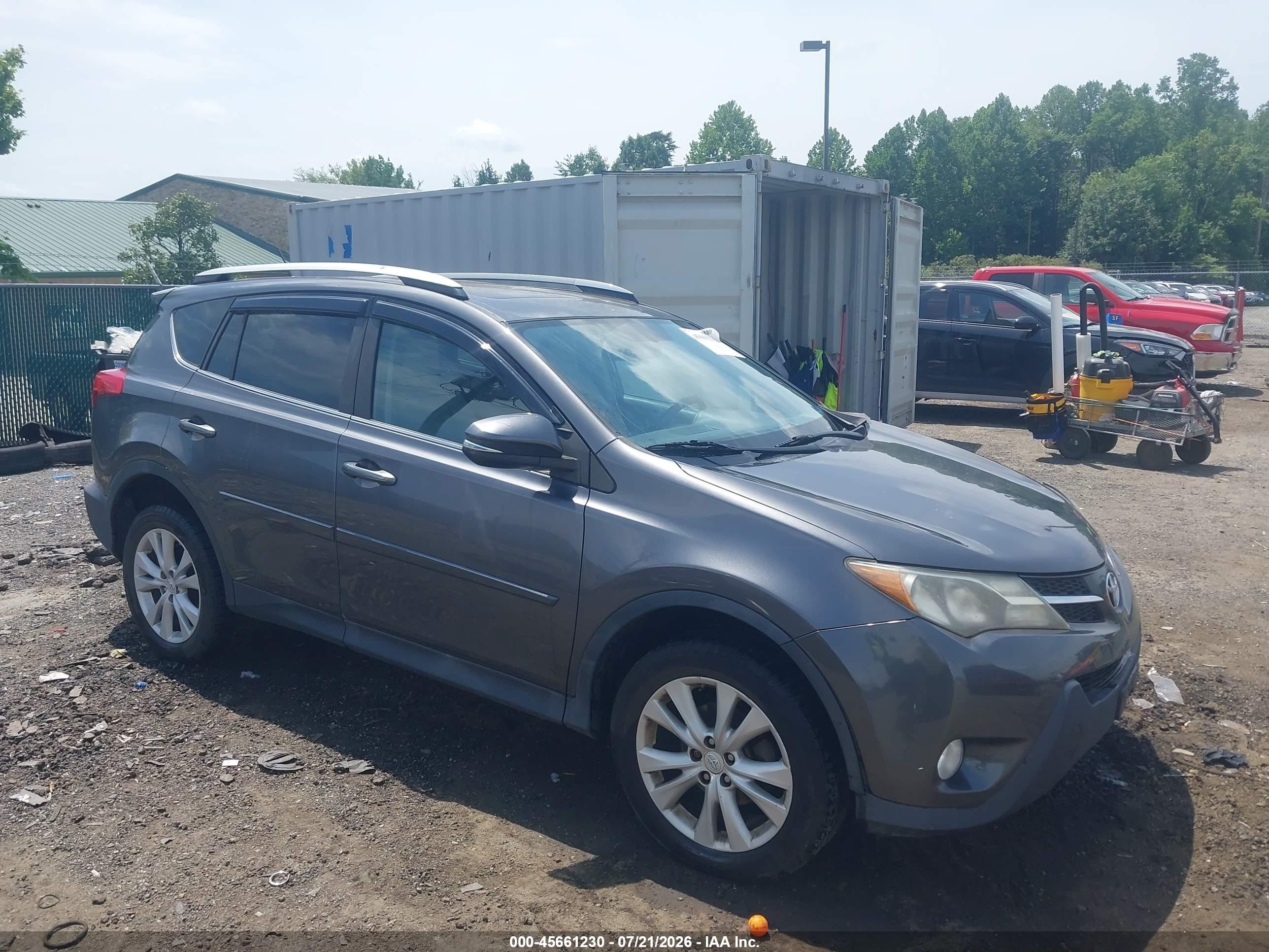 2014 Toyota Rav4 Limited Gray vin: 2T3DFREV6EW172576