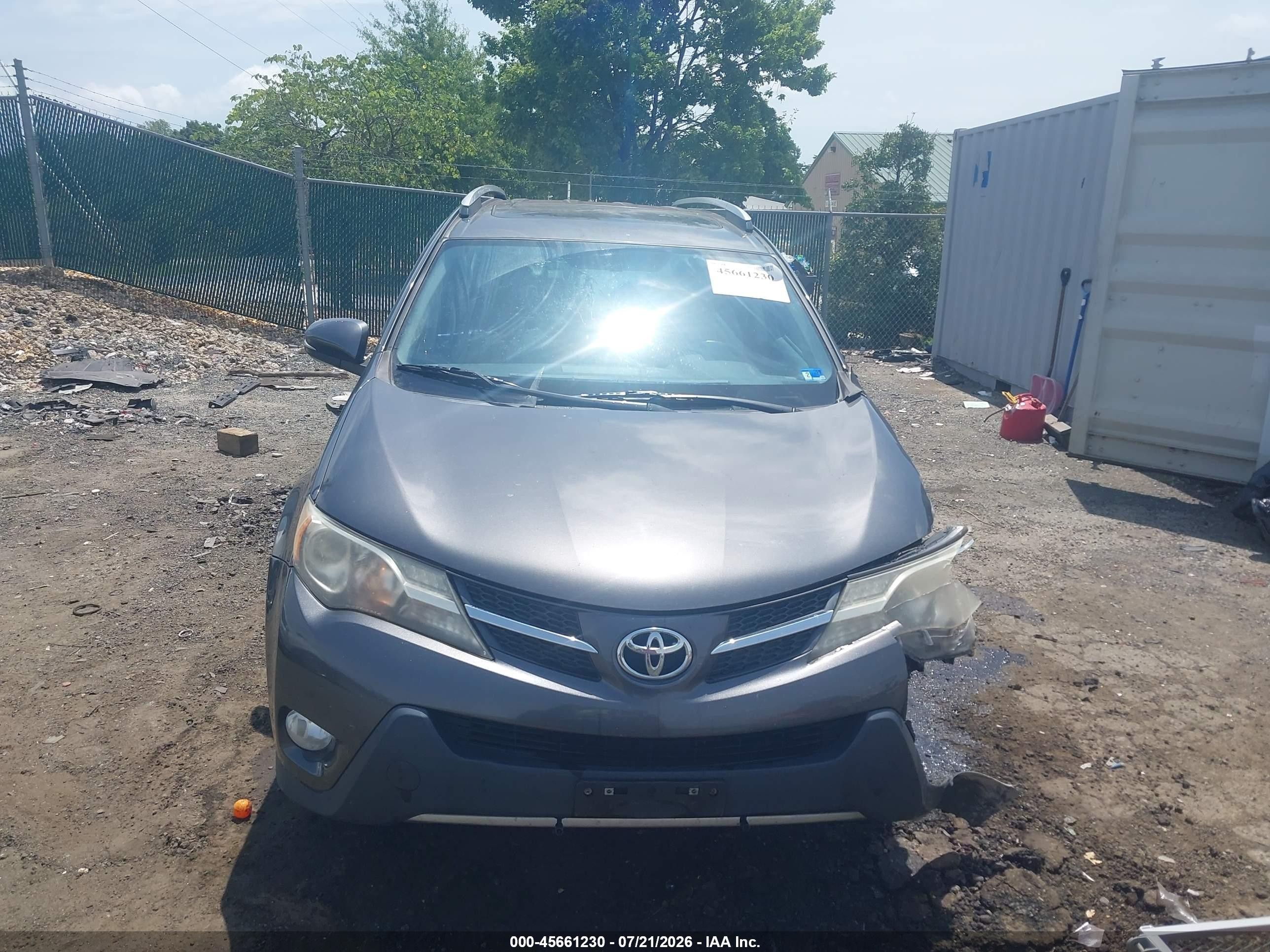 2014 Toyota Rav4 Limited Gray vin: 2T3DFREV6EW172576