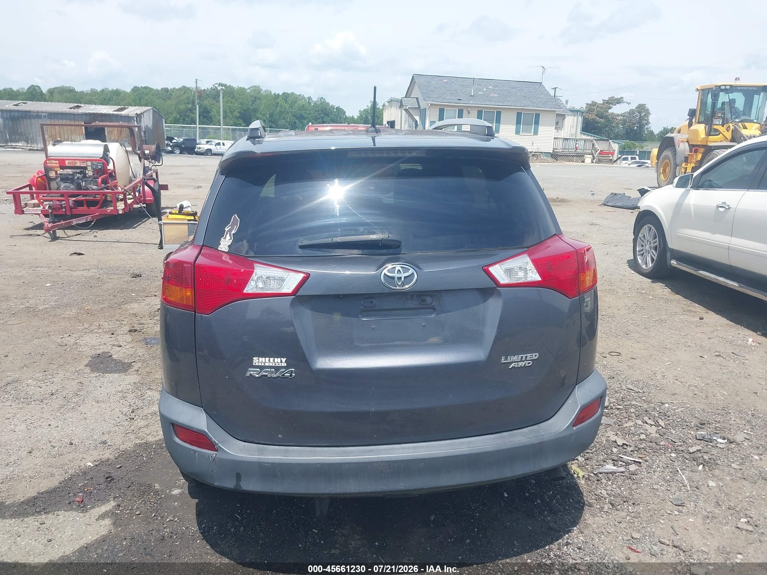 2014 Toyota Rav4 Limited Gray vin: 2T3DFREV6EW172576