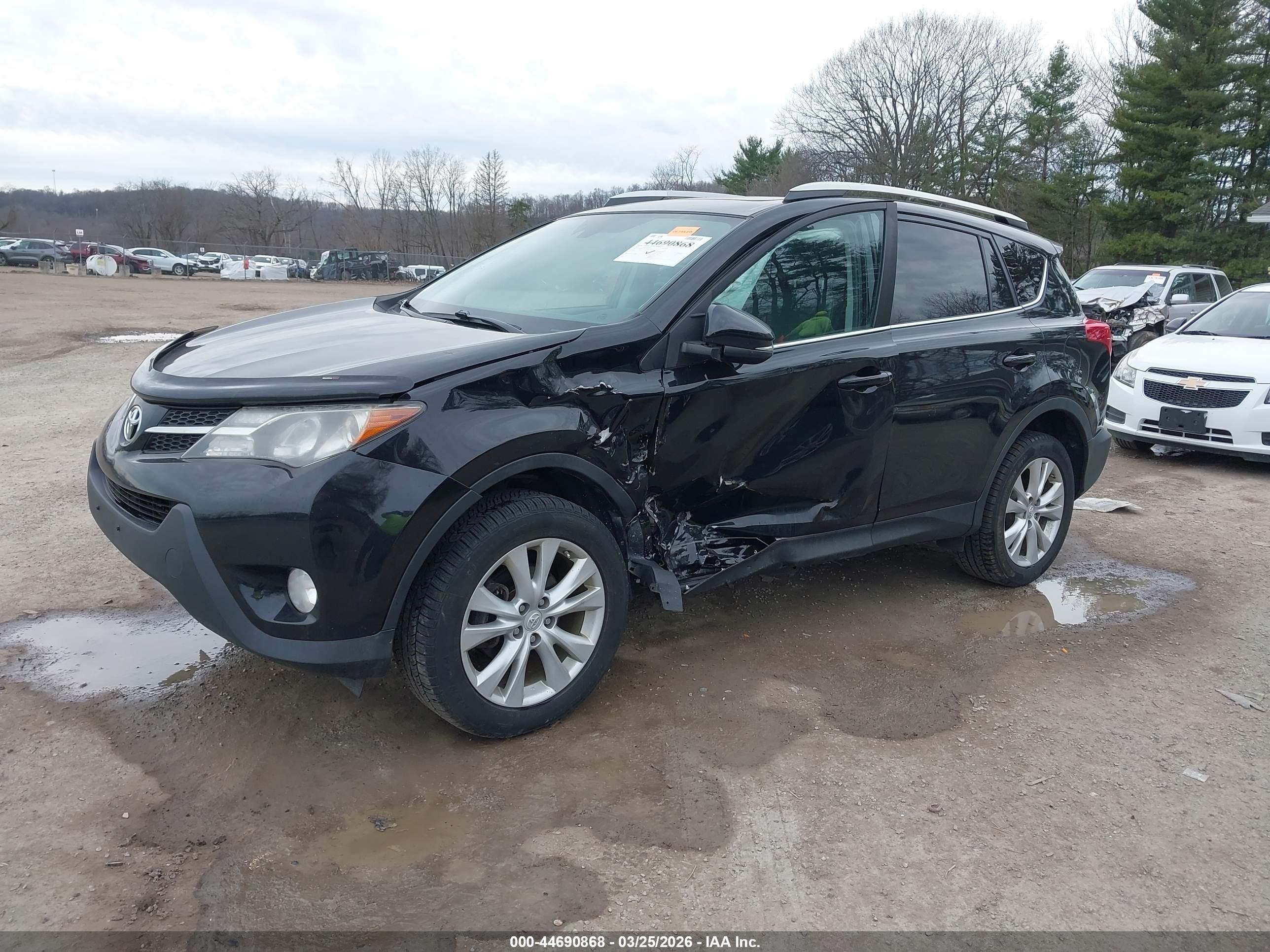 2014 Toyota Rav4 Limited Black vin: 2T3DFREV6EW195808