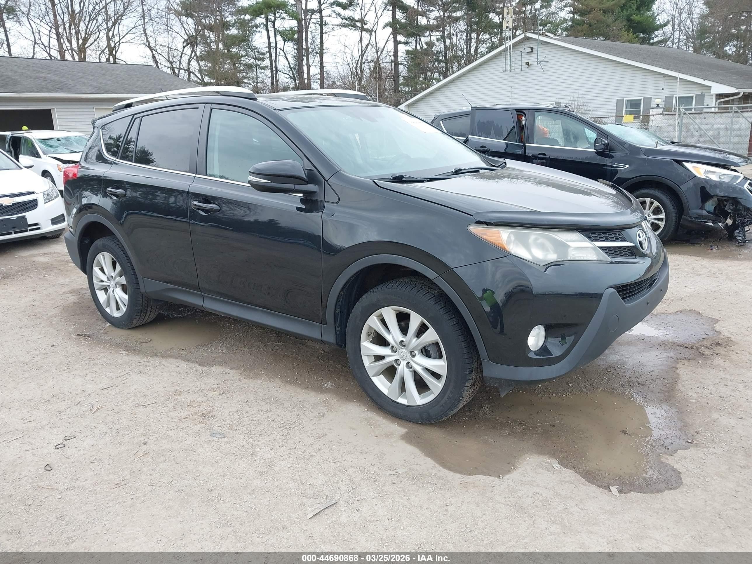 2014 Toyota Rav4 Limited Black vin: 2T3DFREV6EW195808