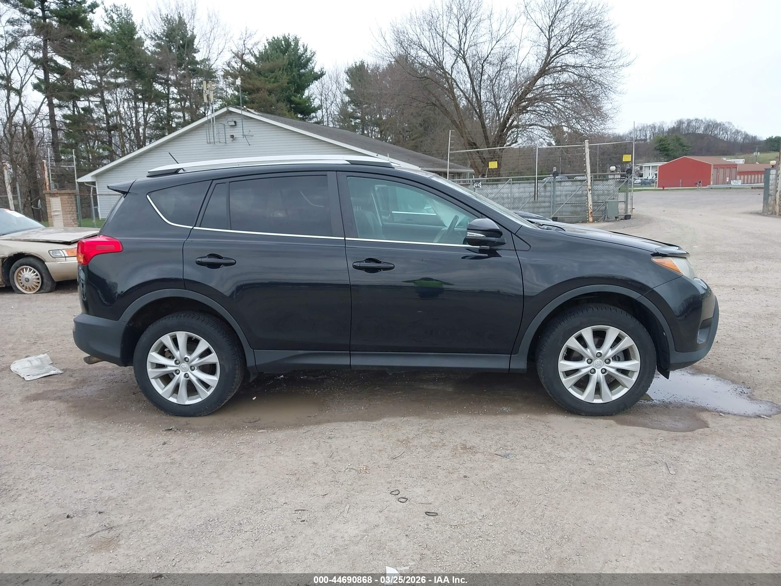 2014 Toyota Rav4 Limited Black vin: 2T3DFREV6EW195808