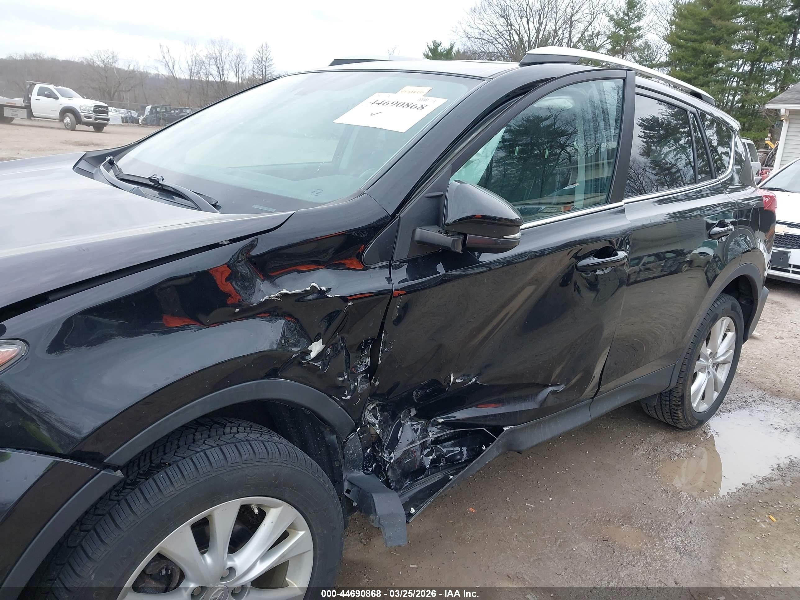 2014 Toyota Rav4 Limited Black vin: 2T3DFREV6EW195808