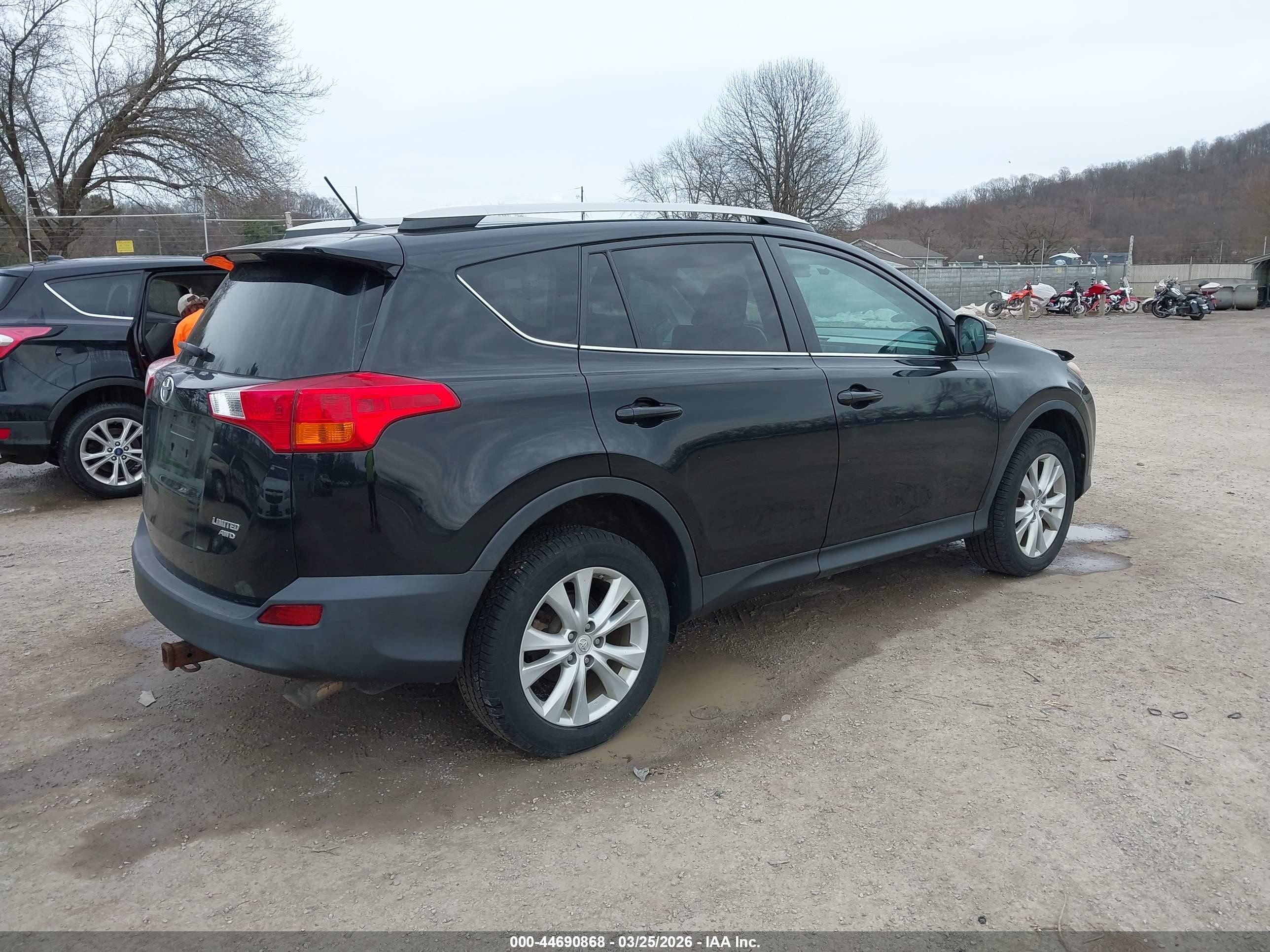 2014 Toyota Rav4 Limited Black vin: 2T3DFREV6EW195808