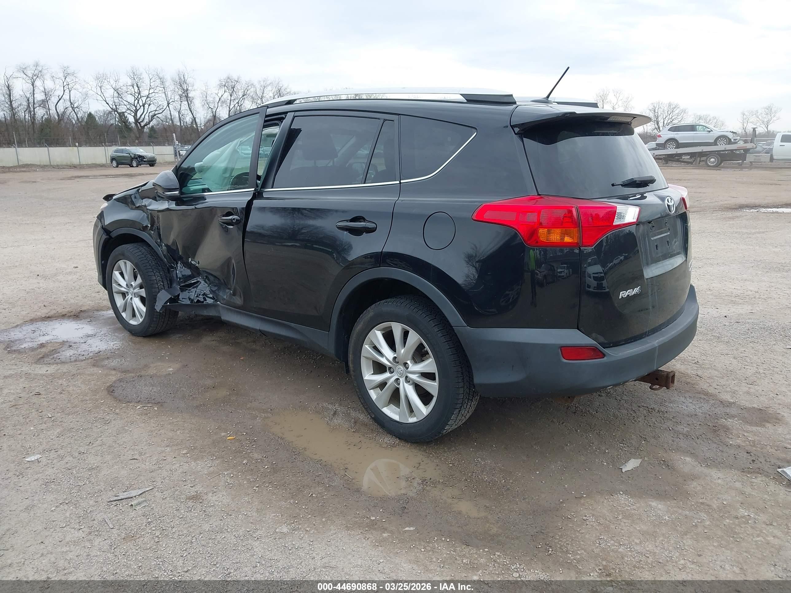 2014 Toyota Rav4 Limited Black vin: 2T3DFREV6EW195808