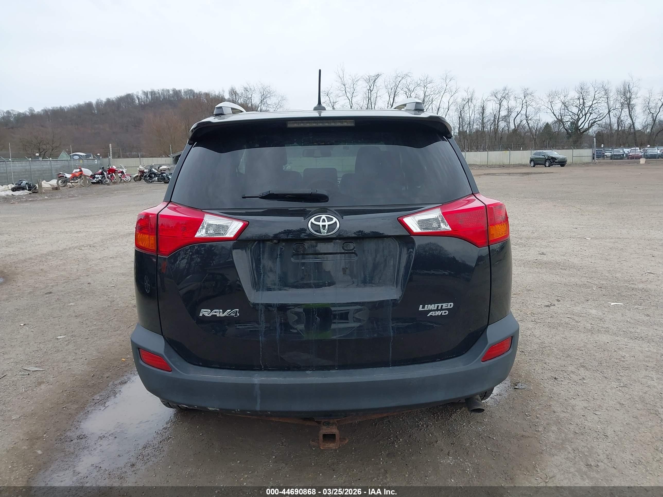 2014 Toyota Rav4 Limited Black vin: 2T3DFREV6EW195808