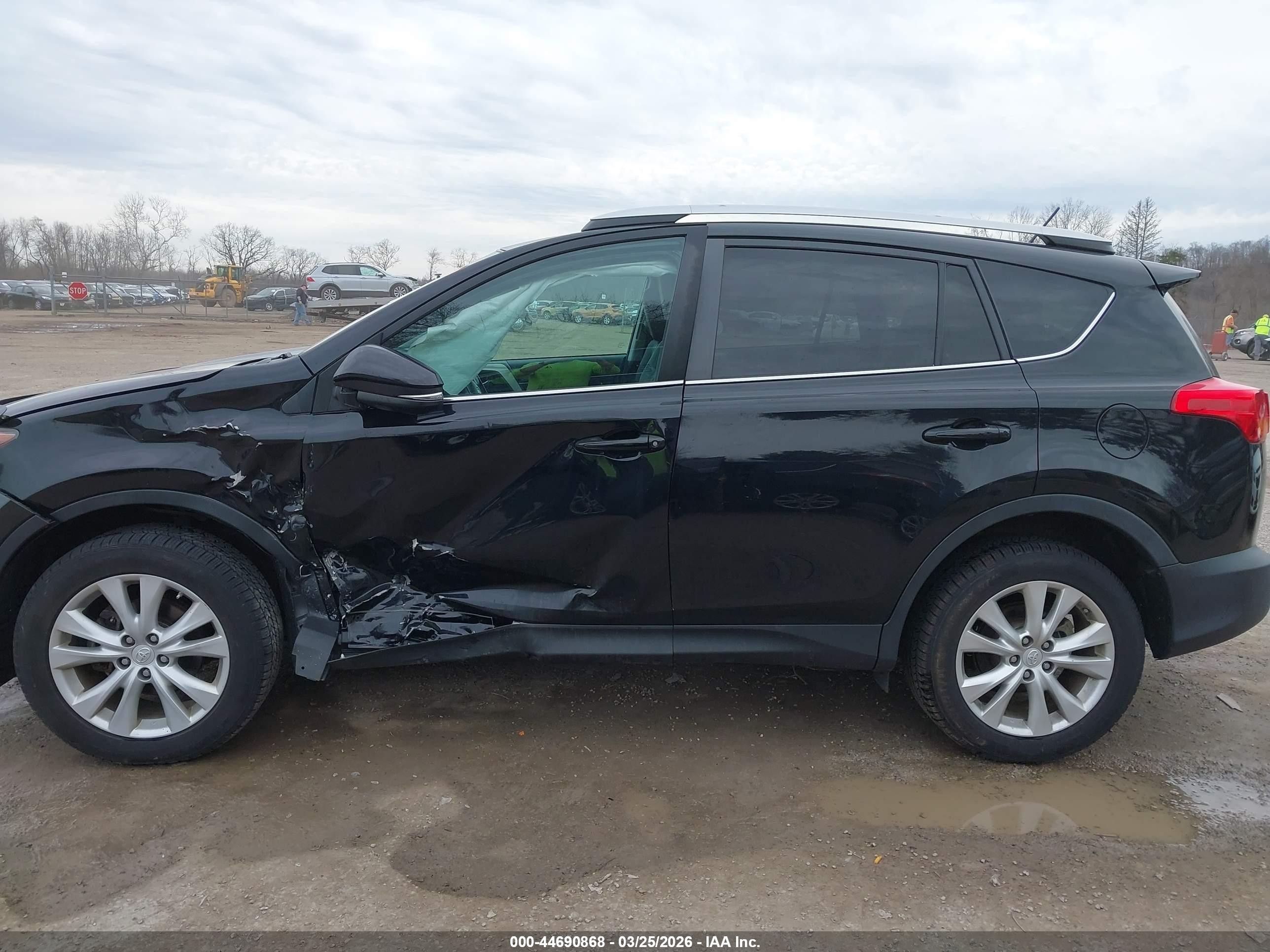 2014 Toyota Rav4 Limited Black vin: 2T3DFREV6EW195808