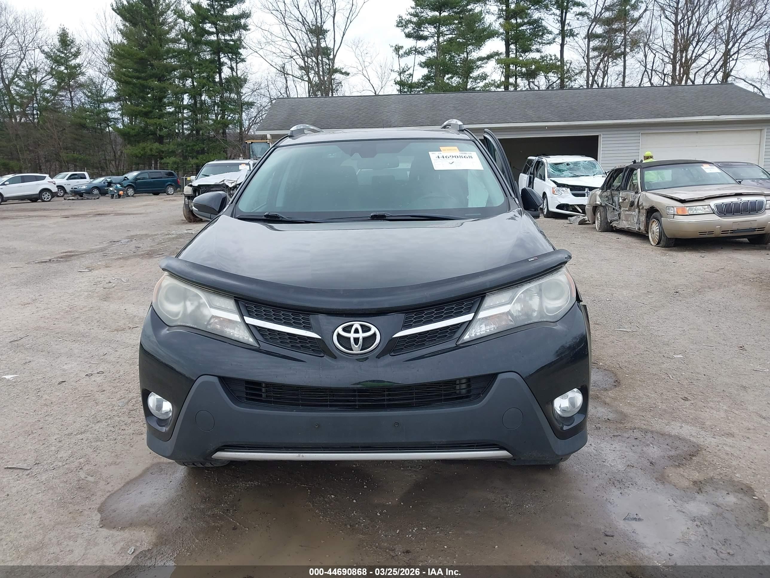 2014 Toyota Rav4 Limited Black vin: 2T3DFREV6EW195808