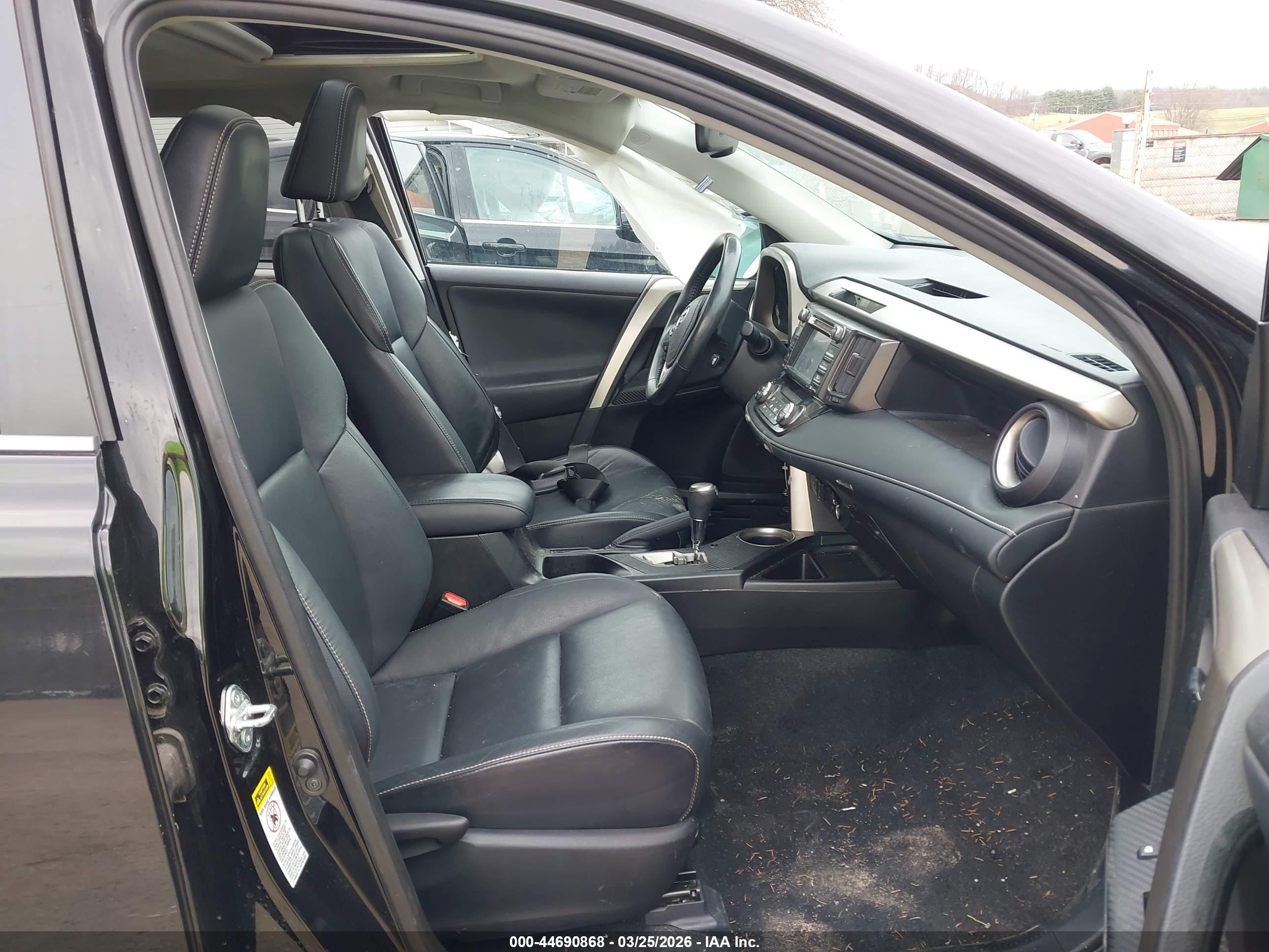 2014 Toyota Rav4 Limited Black vin: 2T3DFREV6EW195808