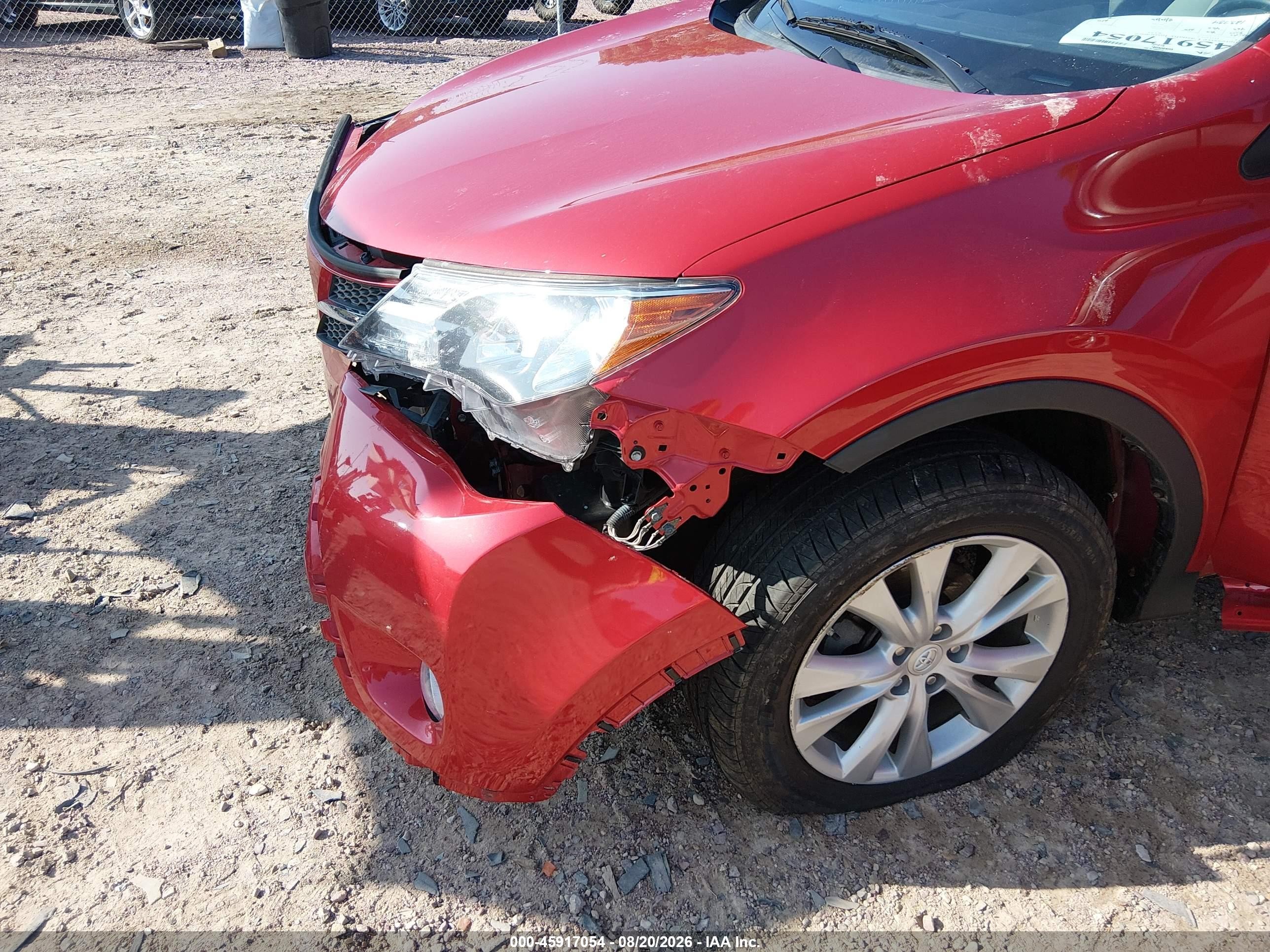 2014 Toyota Rav4 Limited Темно-бордовый vin: 2T3DFREV6EW207651