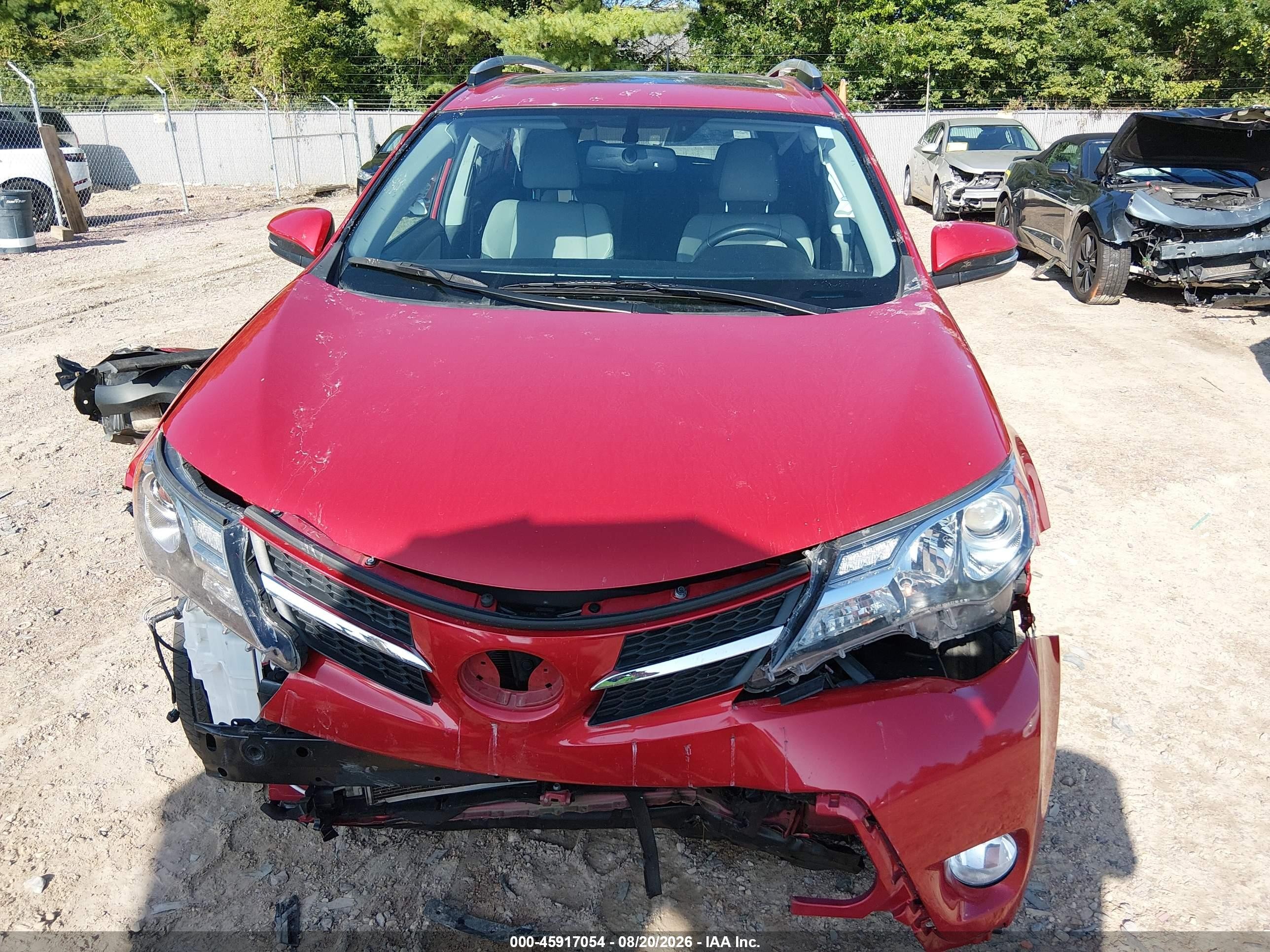 2014 Toyota Rav4 Limited Темно-бордовый vin: 2T3DFREV6EW207651