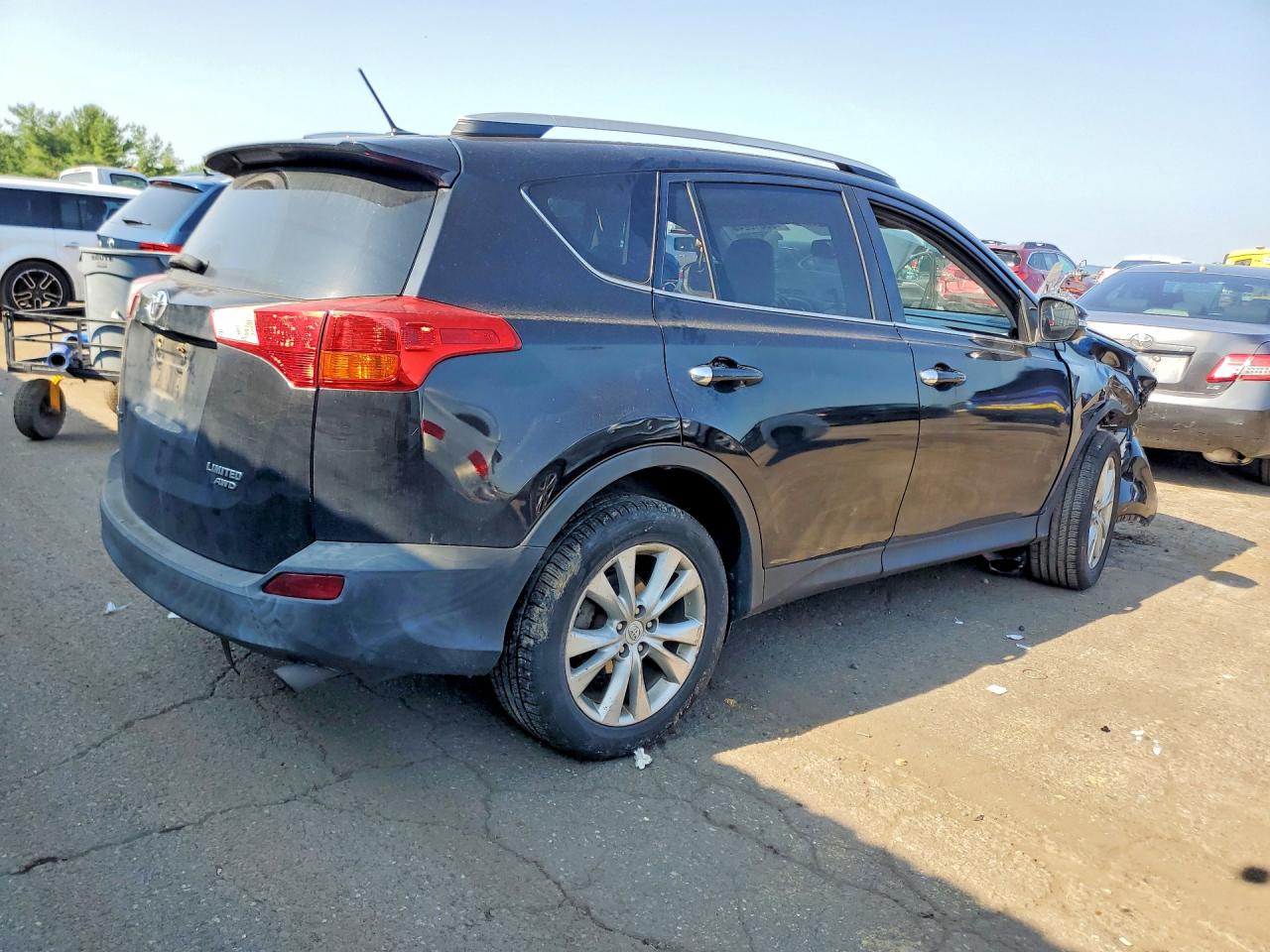 2014 Toyota Rav4 Limited Black vin: 2T3DFREV6EW214549
