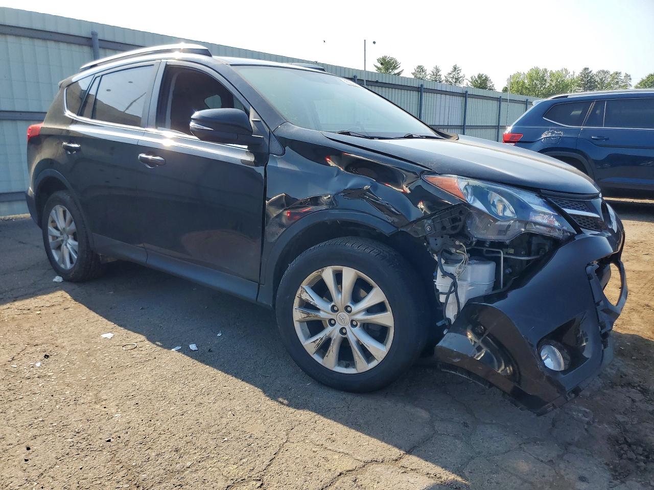 2014 Toyota Rav4 Limited Black vin: 2T3DFREV6EW214549
