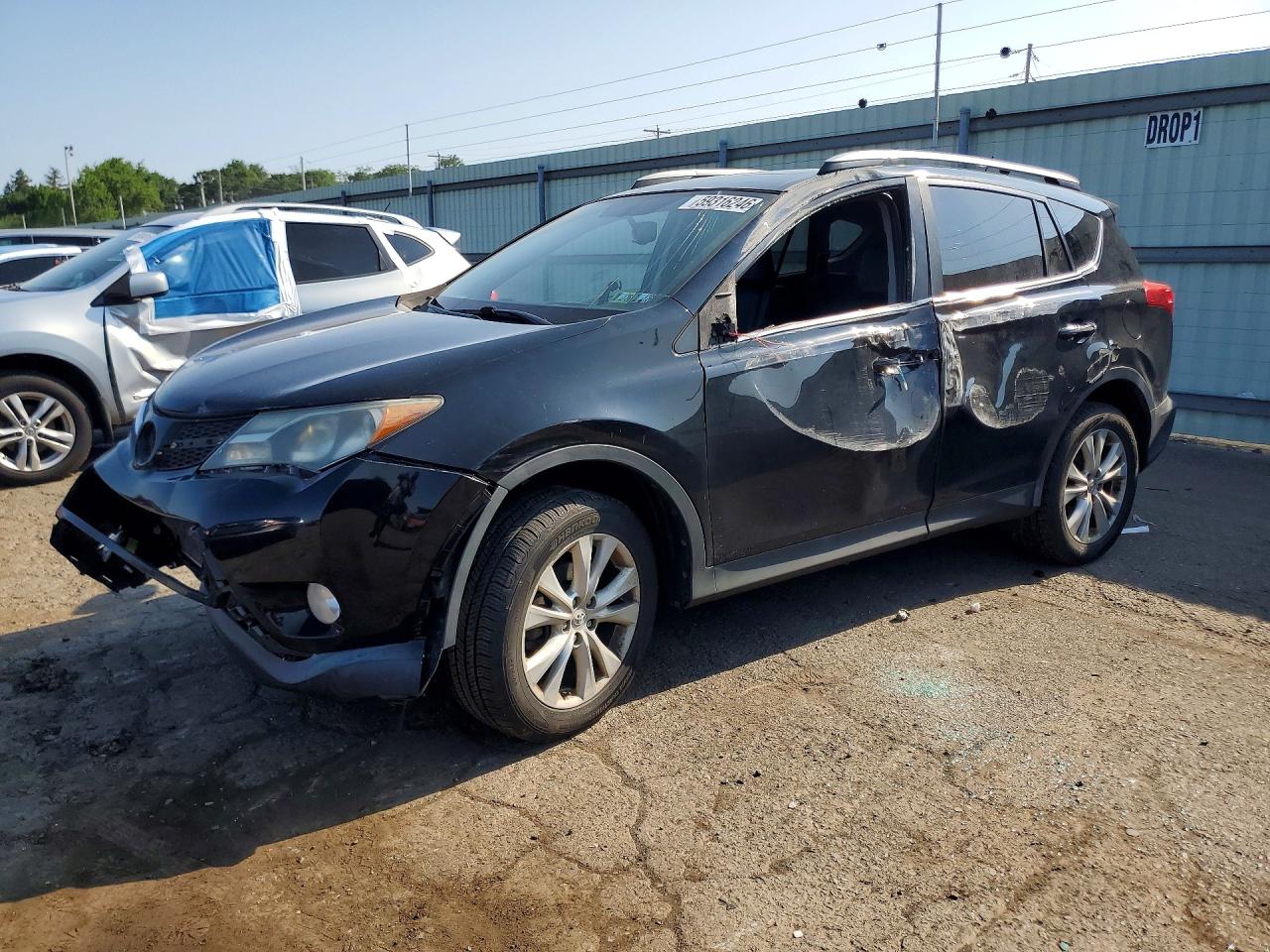 2014 Toyota Rav4 Limited Black vin: 2T3DFREV6EW214549