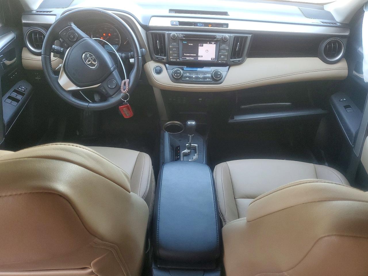 2014 Toyota Rav4 Limited Red vin: 2T3DFREV6EW221307